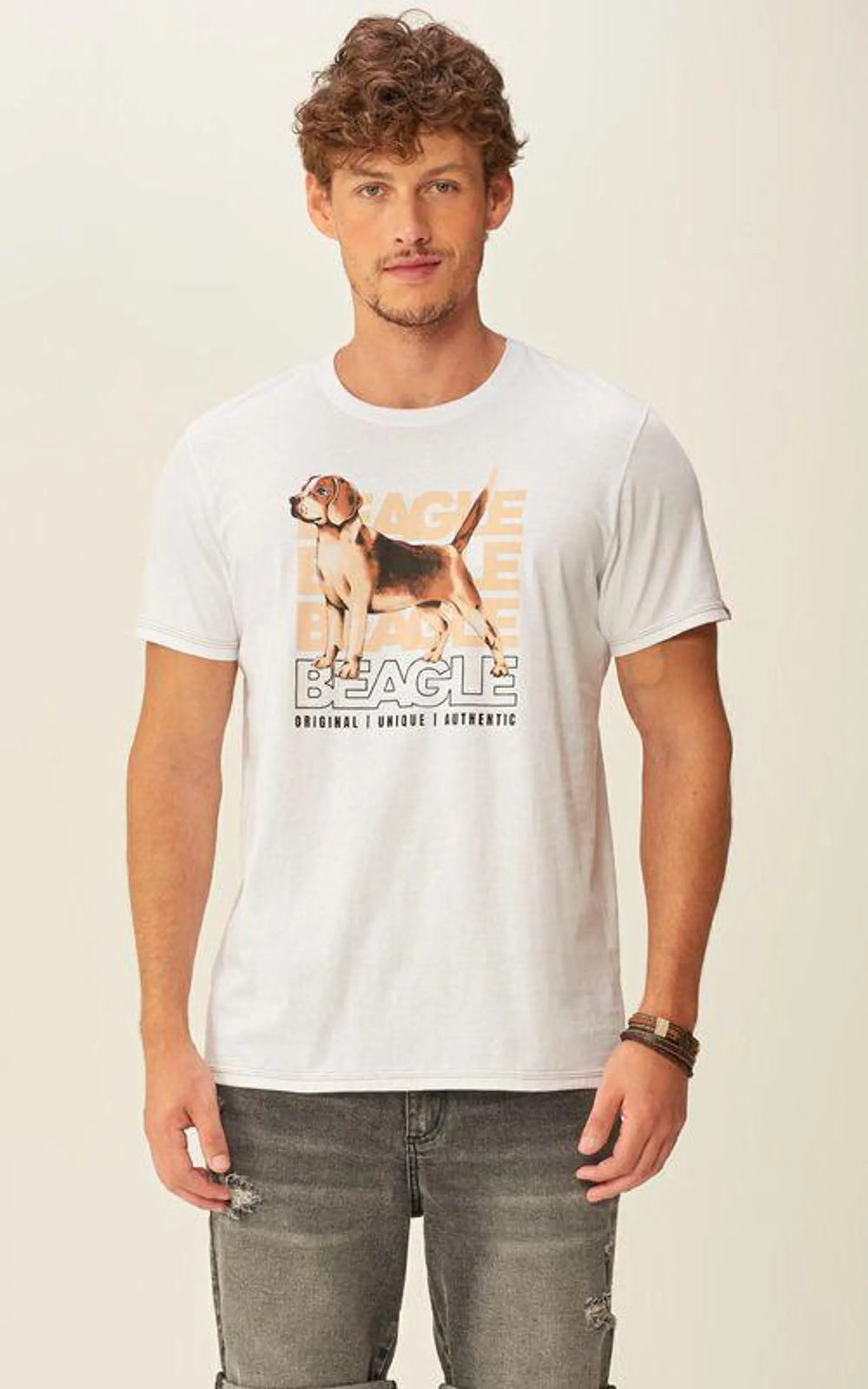 Camiseta Estampada - BRANCO