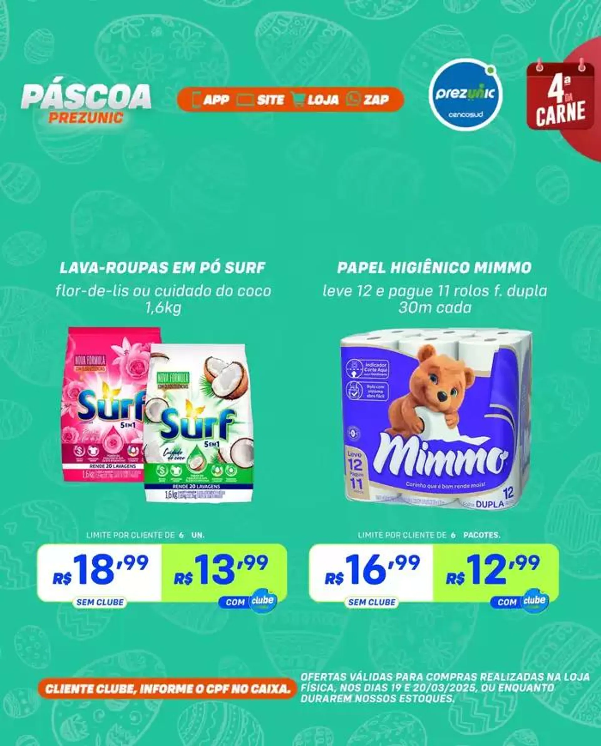 Encarte de Ofertas exclusivas e pechinchas 19 de março até 20 de março 2025 - Pagina 6