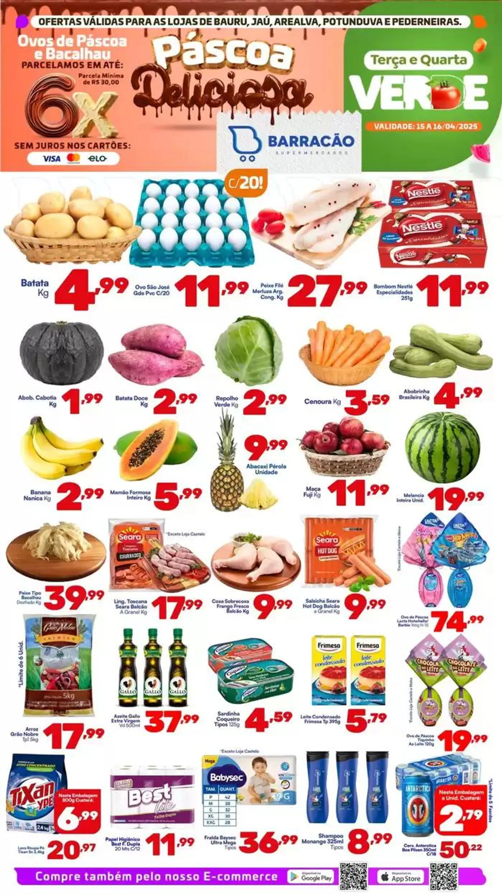 Encarte de Ofertas especiais para você 15 de abril até 16 de abril 2025 - Pagina 1
