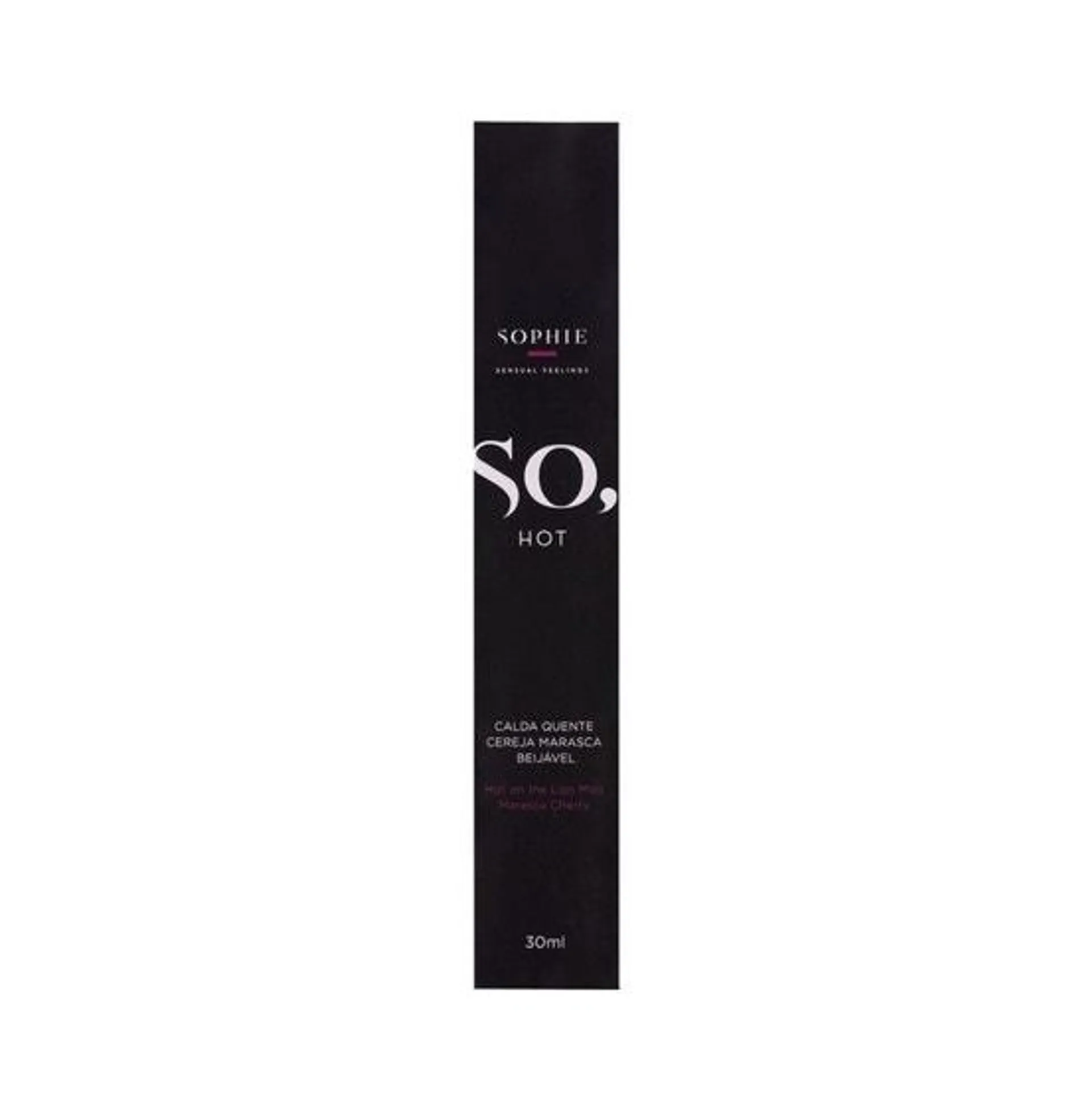 Óleo Corporal Sophie Sensual Feelings So Hot Calda Quente Cereja Marasca 30ml