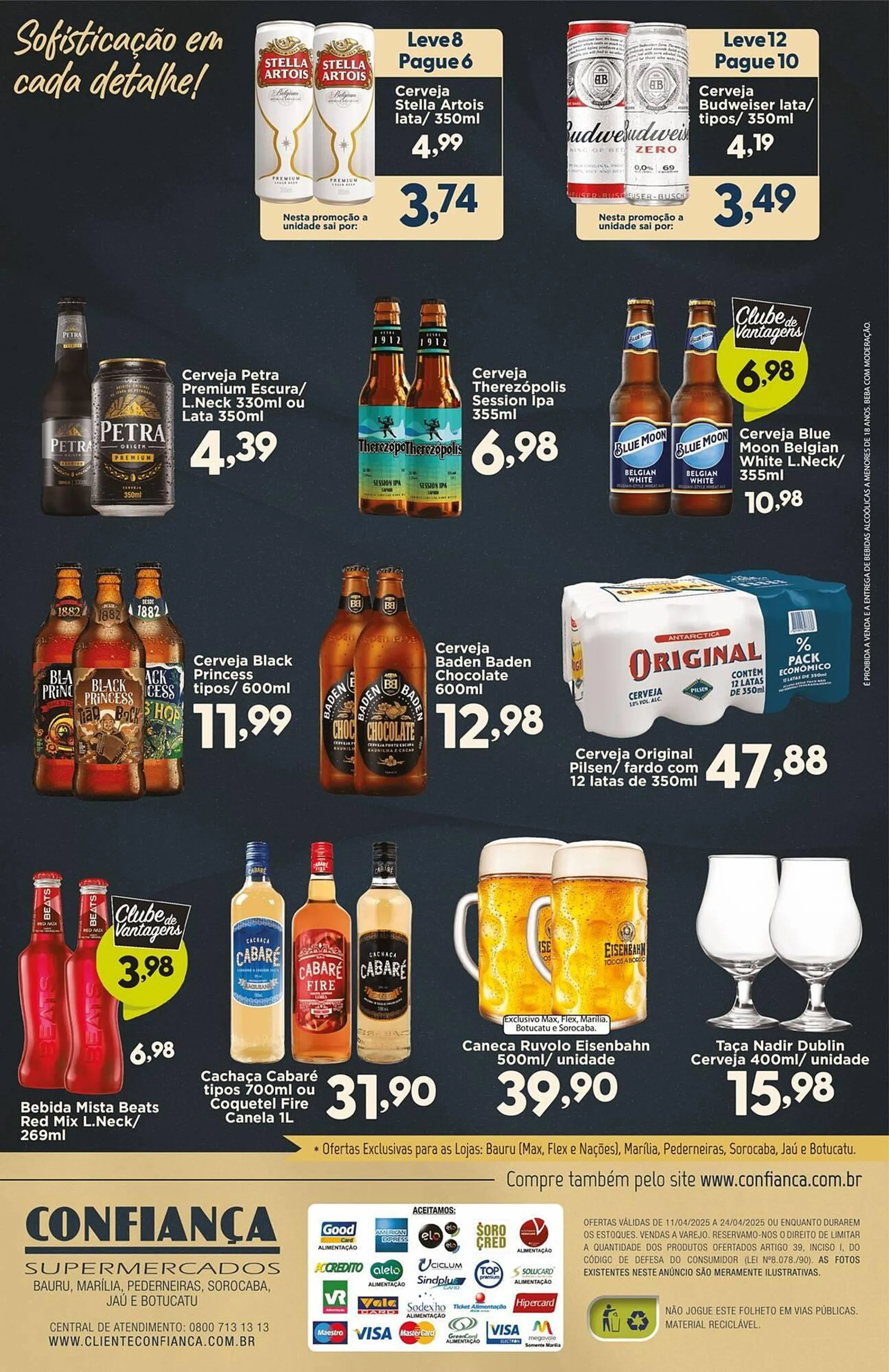 Encarte de Catálogo Confiança Supermercados 14 de abril até 24 de abril 2025 - Pagina 12