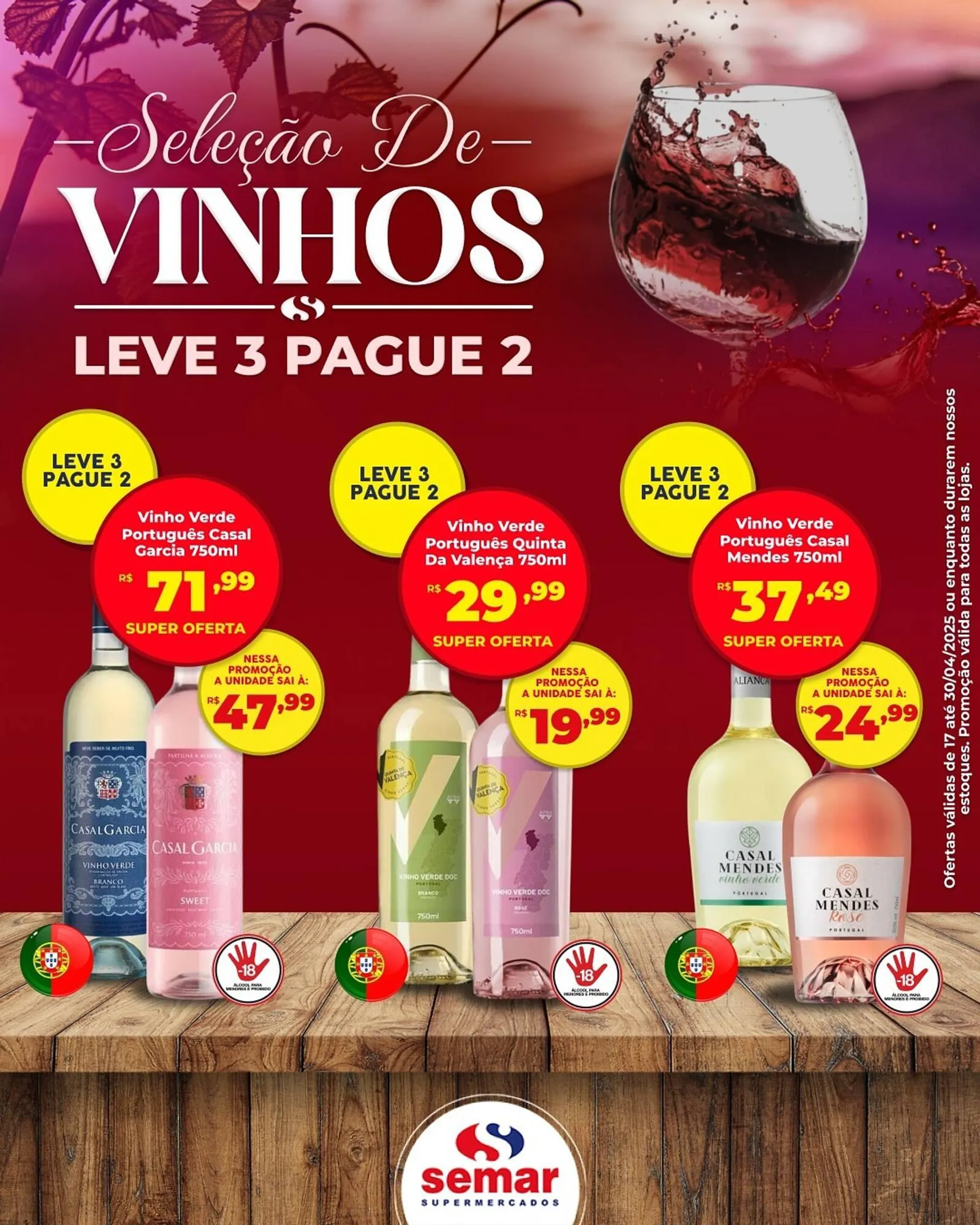 Encarte de Catálogo Semar Supermercado 26 de abril até 30 de abril 2025 - Pagina 1