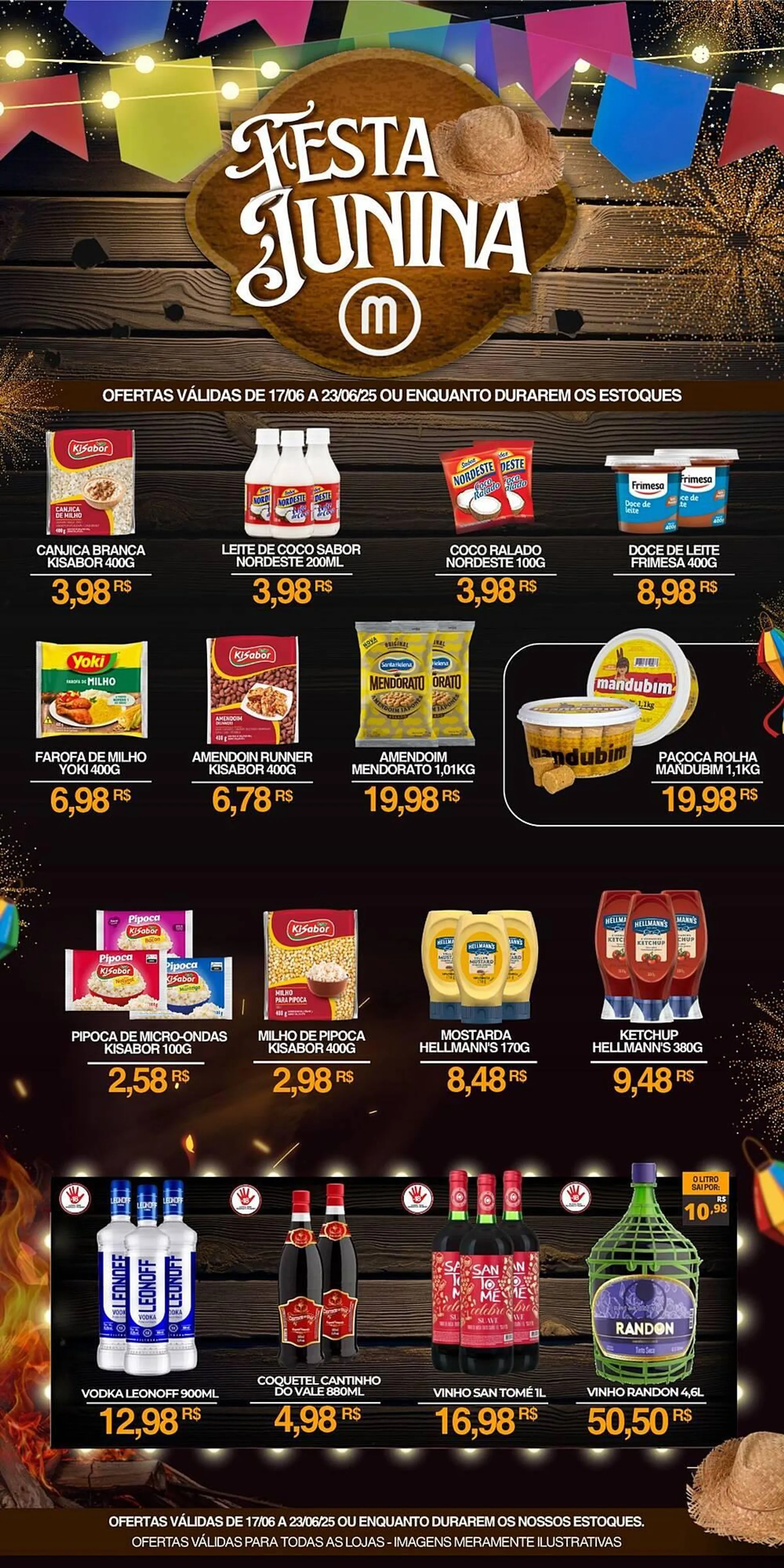 Encarte de Catálogo Mercadão Atacadista 17 de junho até 25 de junho 2025 - Pagina 1