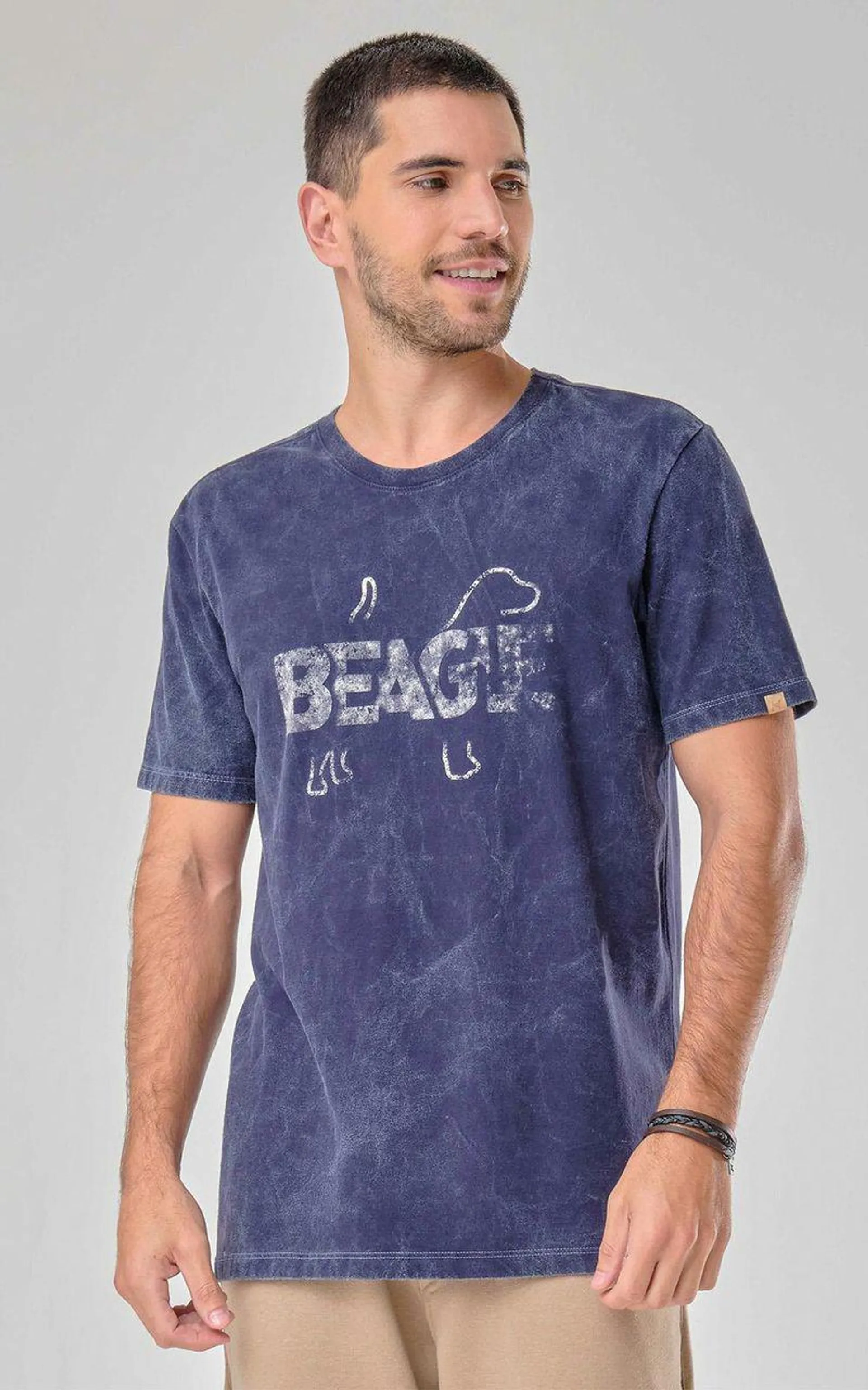 Camiseta Estampada - MARINHO