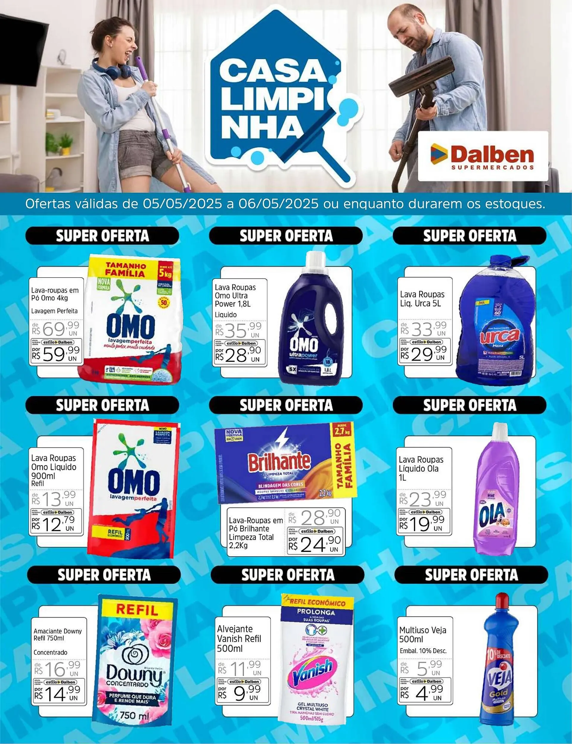 Encarte de Catálogo Supermercado Dalben 5 de maio até 6 de maio 2025 - Pagina 1