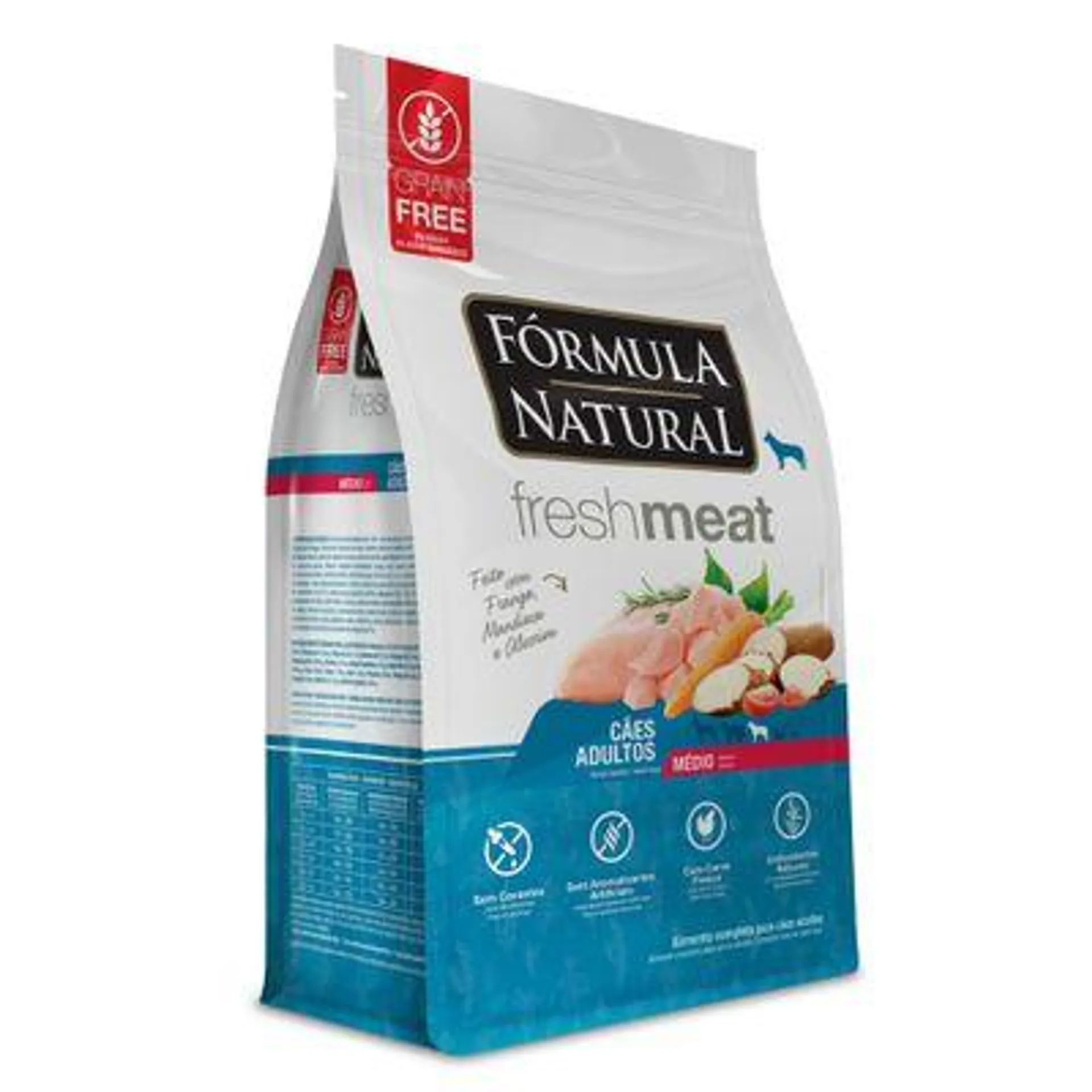 Ração Fórmula Natural Fresh Meat Cães Adultos Médio Frango 1 kg