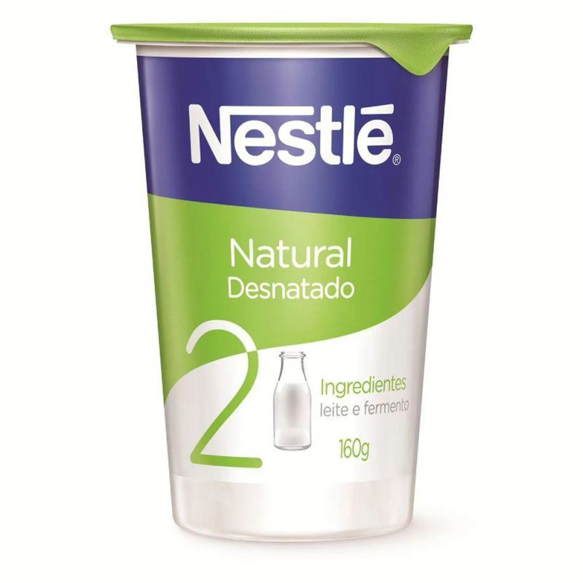 Iogurte Natural Nestlé Desnatado 160g