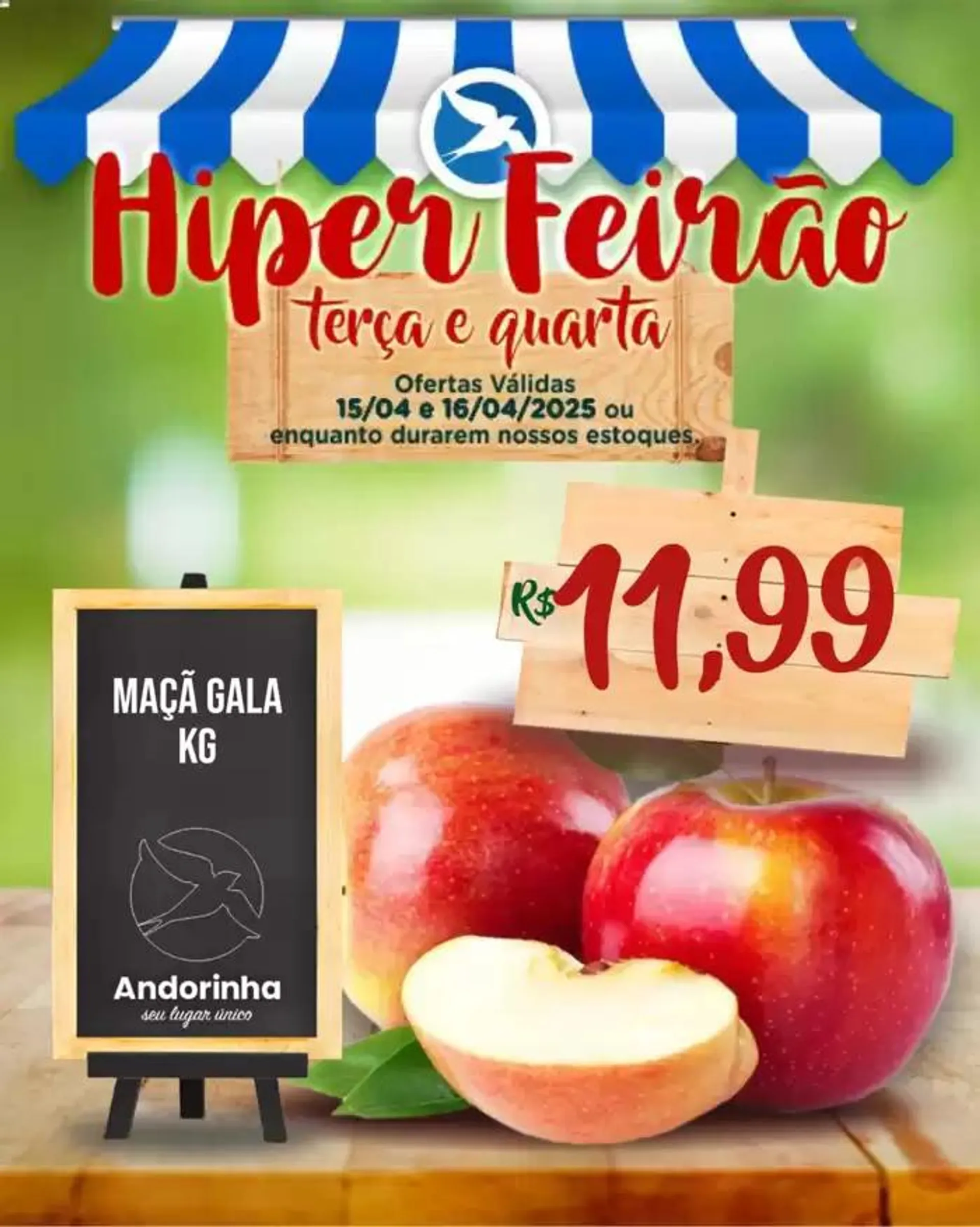 Encarte de Encarte Andorinha Hipermercado 15 de abril até 16 de abril 2025 - Pagina 1