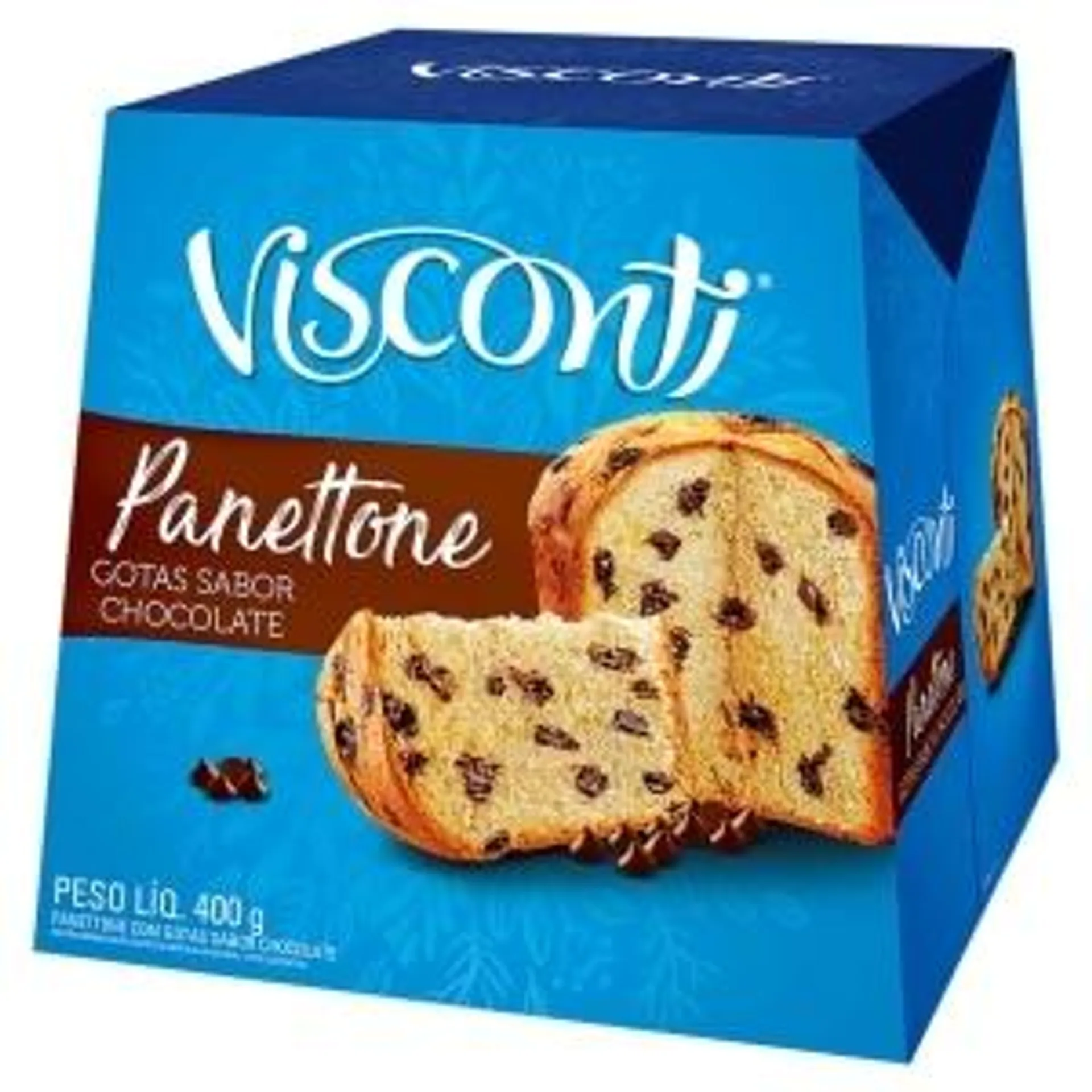 Panetone Gotas de Chocolate Visconti 400g