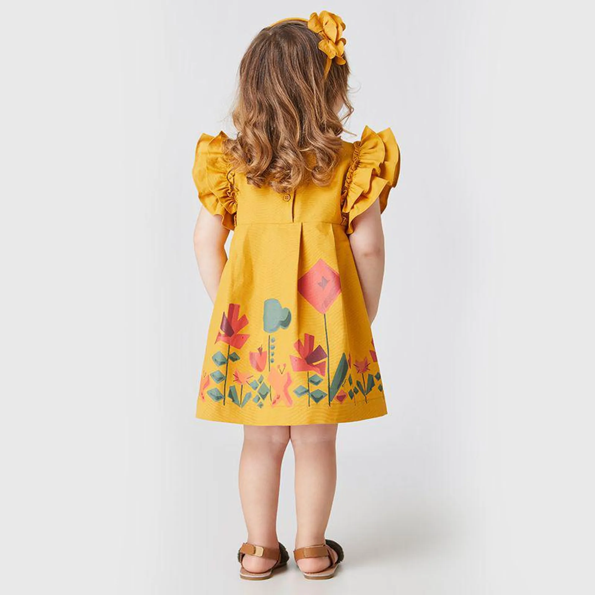 Vestido Freedom Manga Curta Toddler