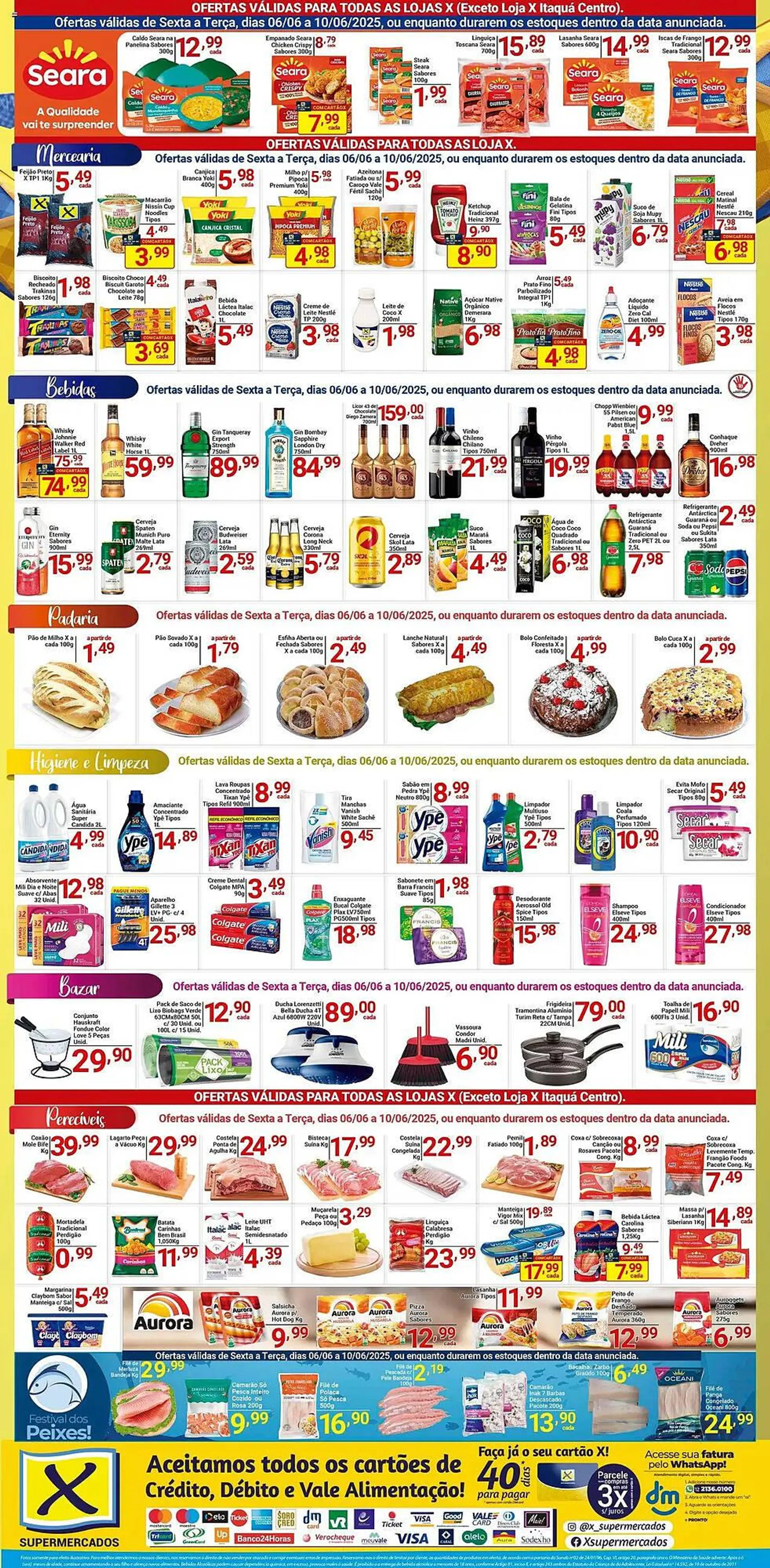 Encarte de Catálogo X Supermercados 6 de junho até 10 de junho 2025 - Pagina 2