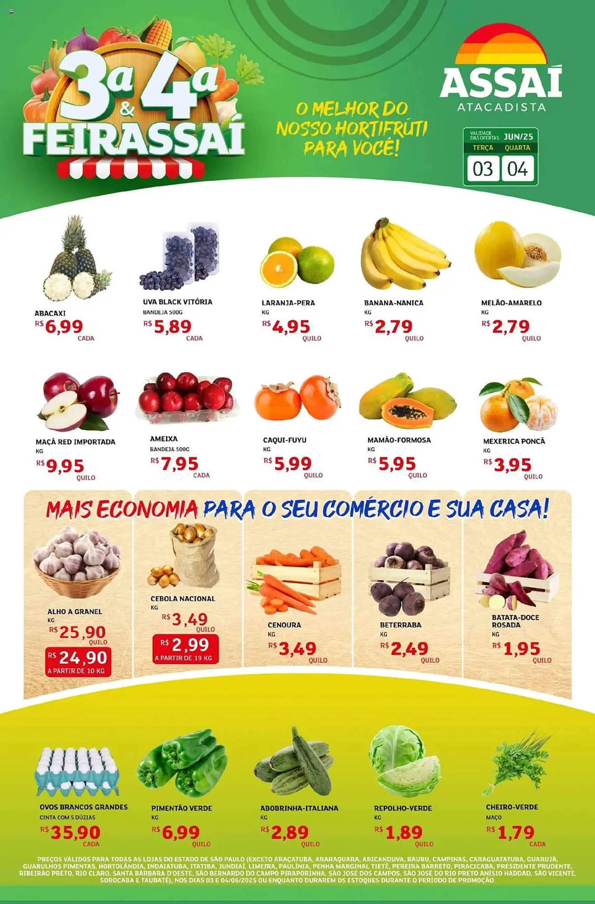 Encarte de Catálogo Assaí Atacadista 3 de junho até 5 de junho 2025 - Pagina 1