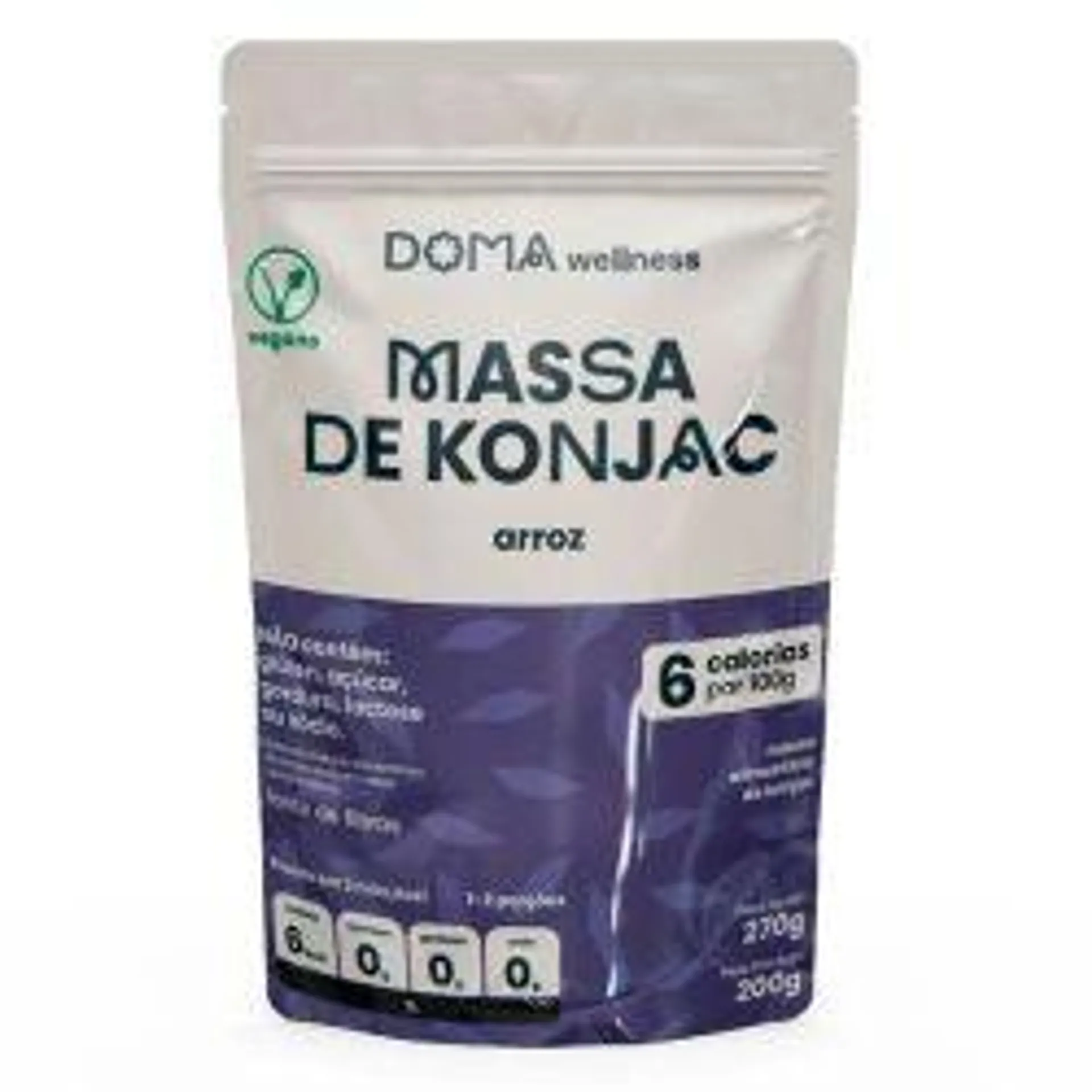 Massa Alimenticia Tipo Konjac Doma Tipo Arroz 270g