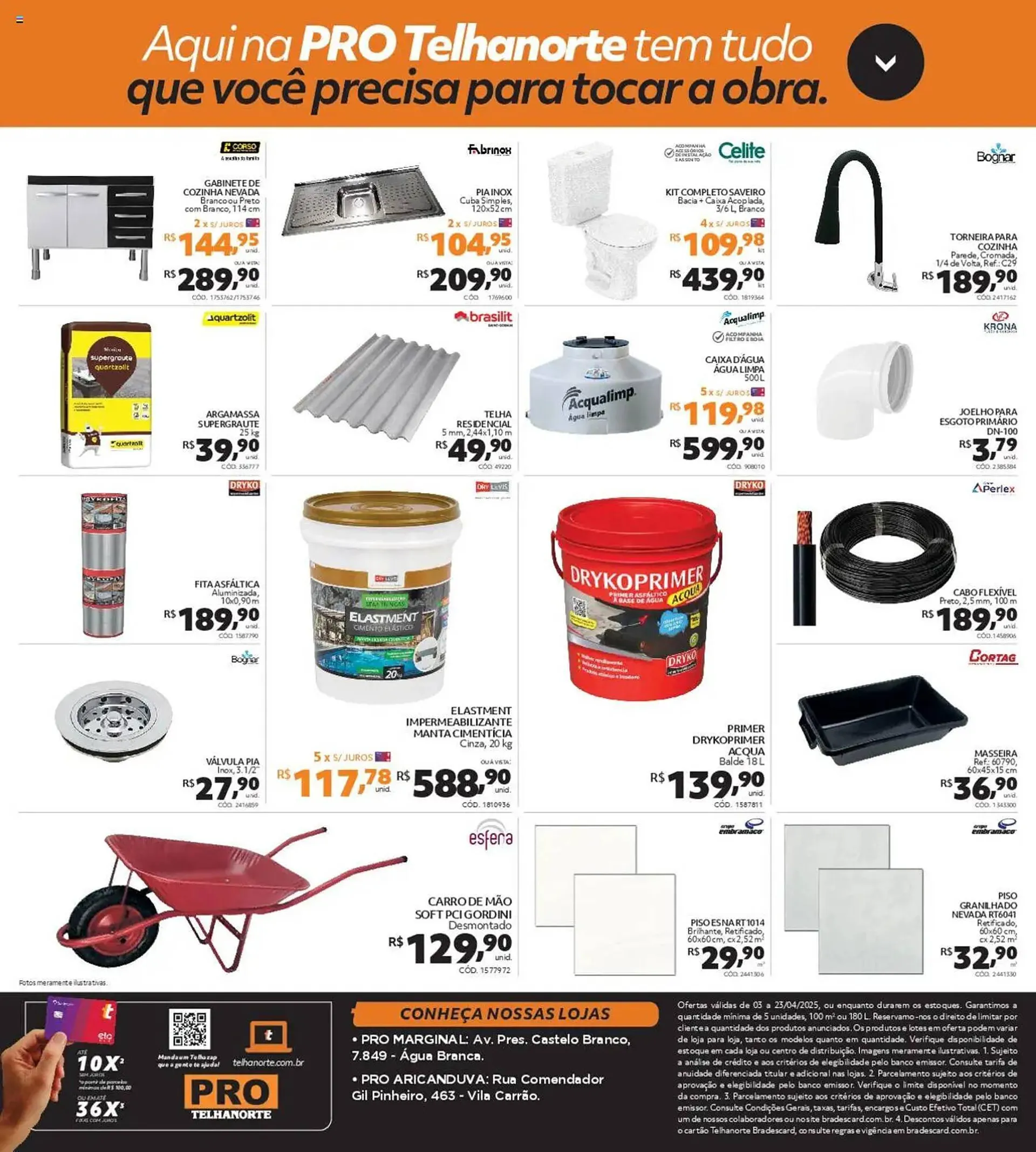 Encarte de Catálogo Telhanorte 3 de abril até 23 de abril 2025 - Pagina 2