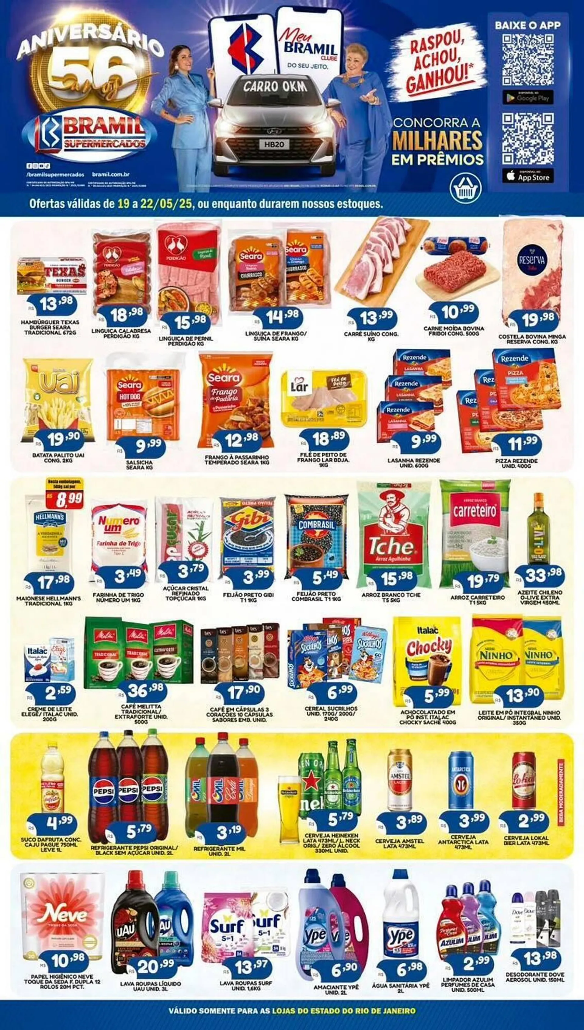 Encarte de Catálogo Bramil Supermercados 19 de maio até 22 de maio 2025 - Pagina 1