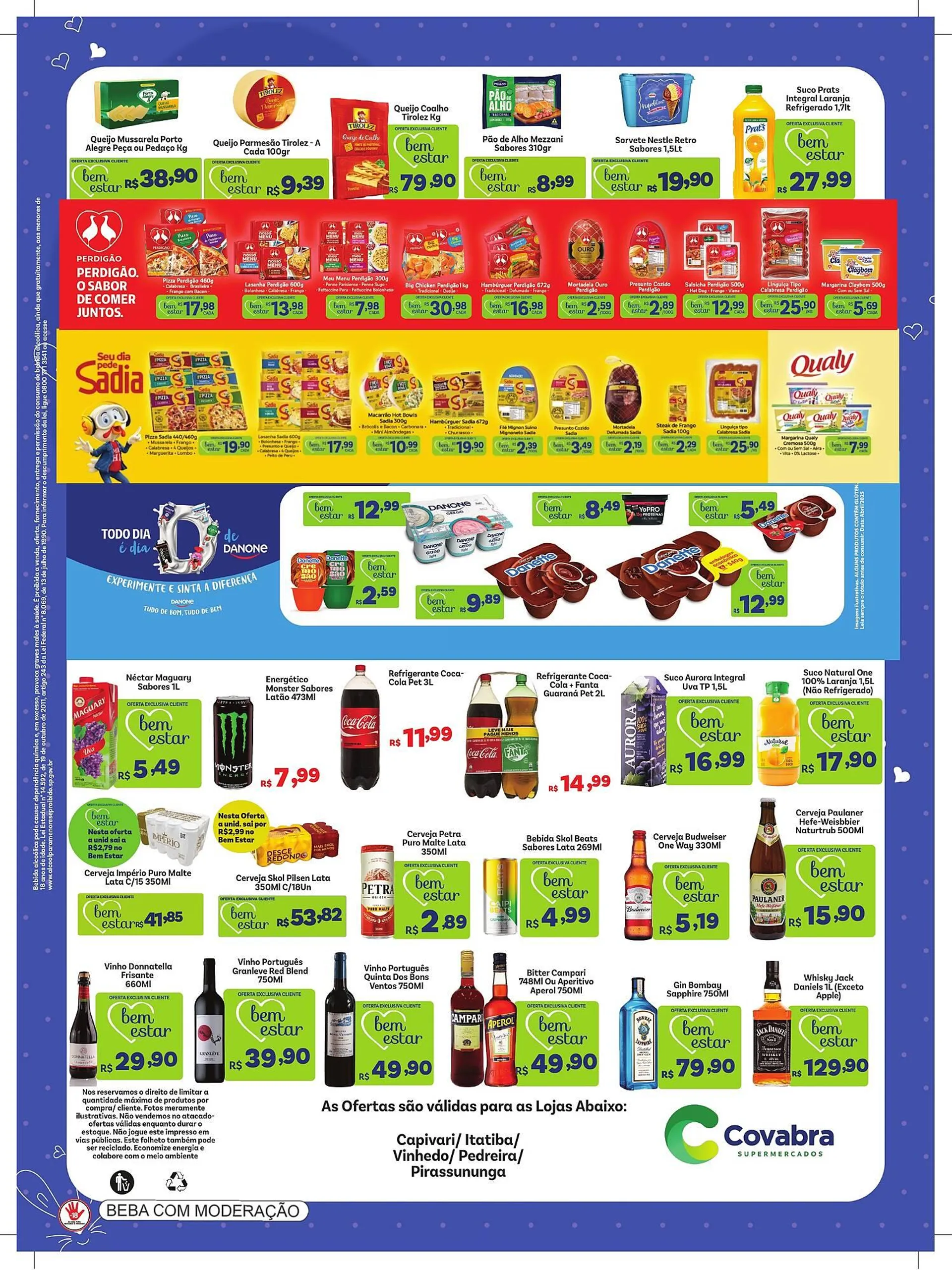 Encarte de Catálogo Covabra Supermercados 21 de abril até 23 de abril 2025 - Pagina 4