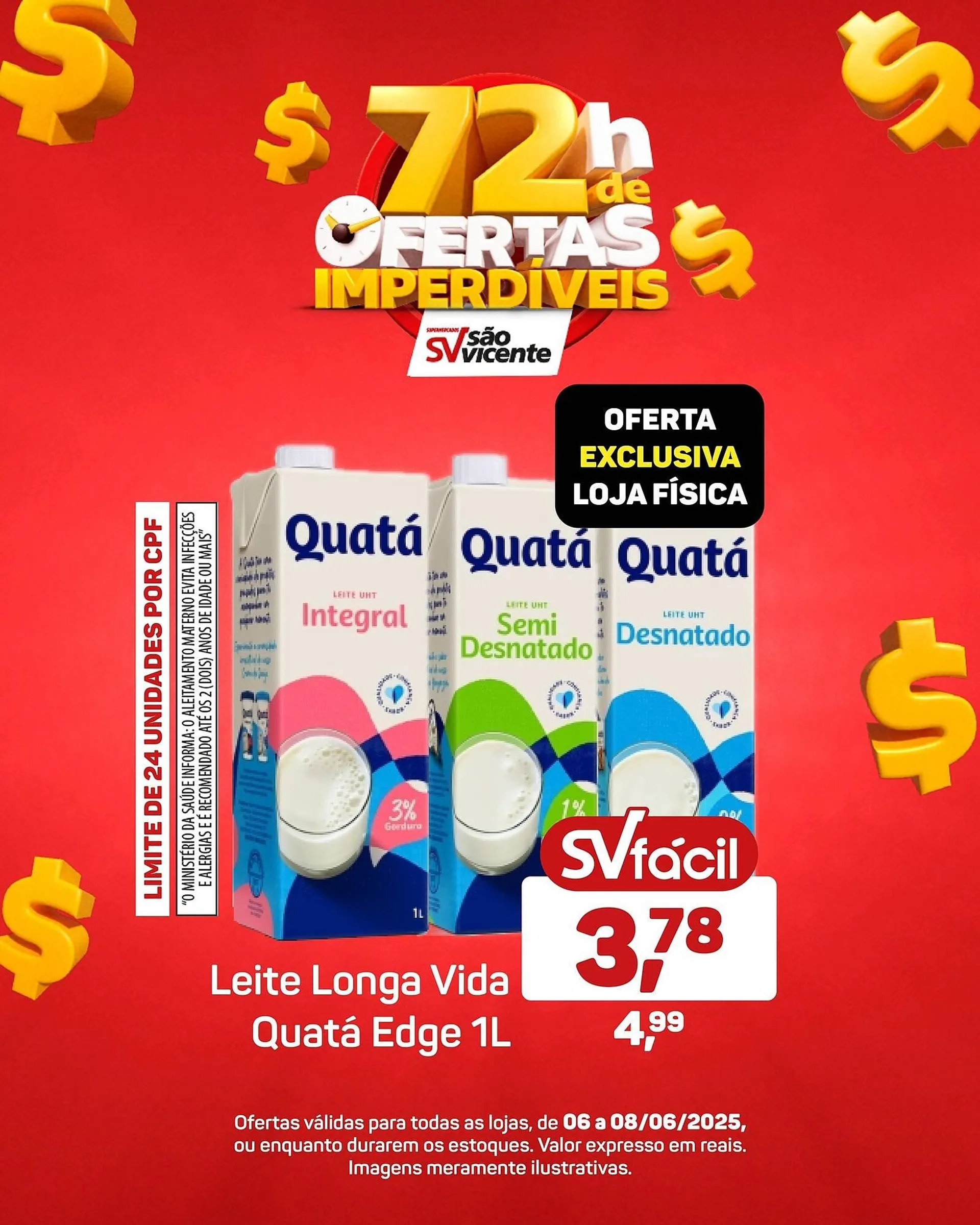 Encarte de Catálogo Supermercados São Vicente 6 de junho até 8 de junho 2025 - Pagina 2