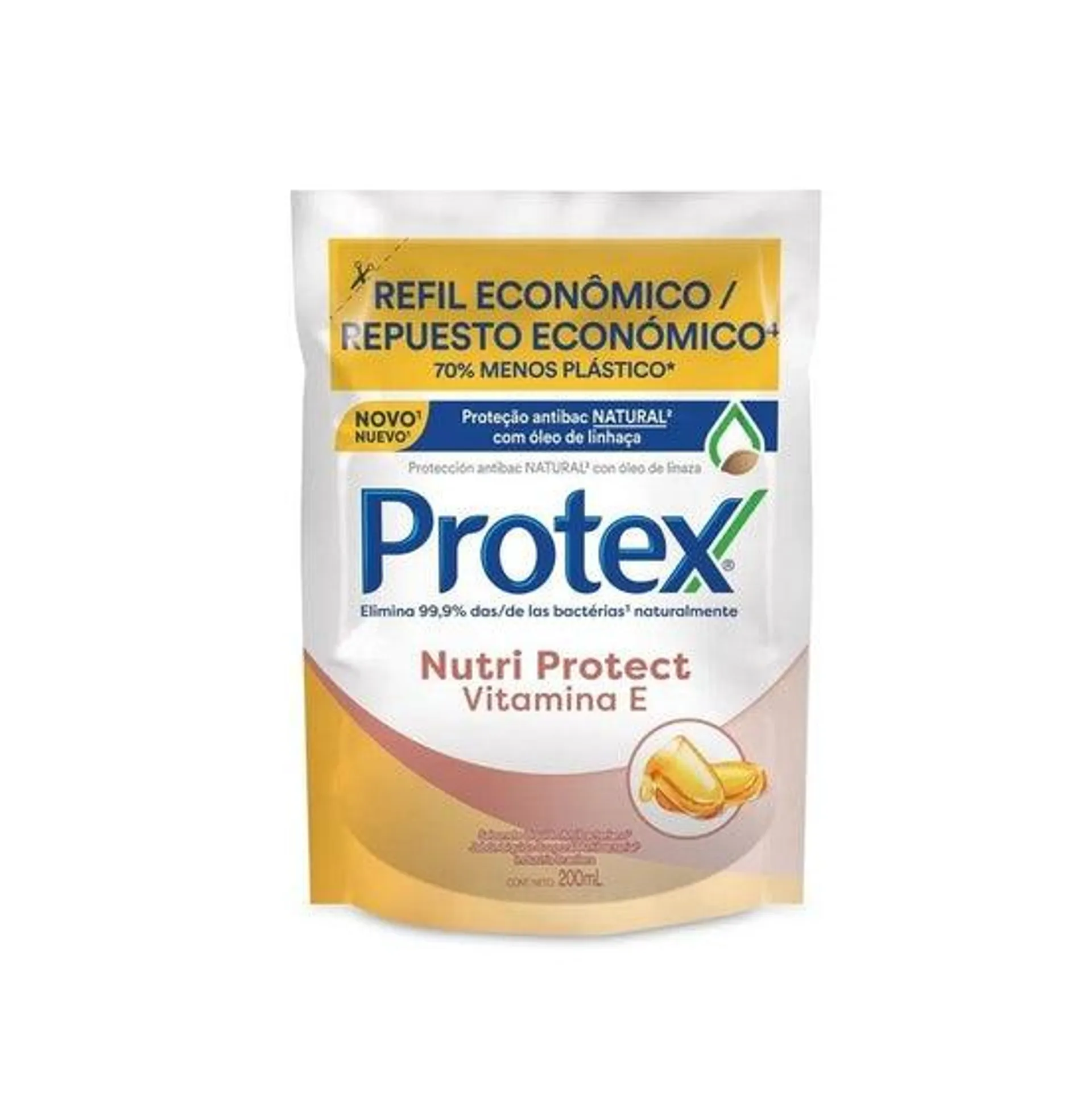 Sabonete Líquido Protex Vitamina e Refil 200ml