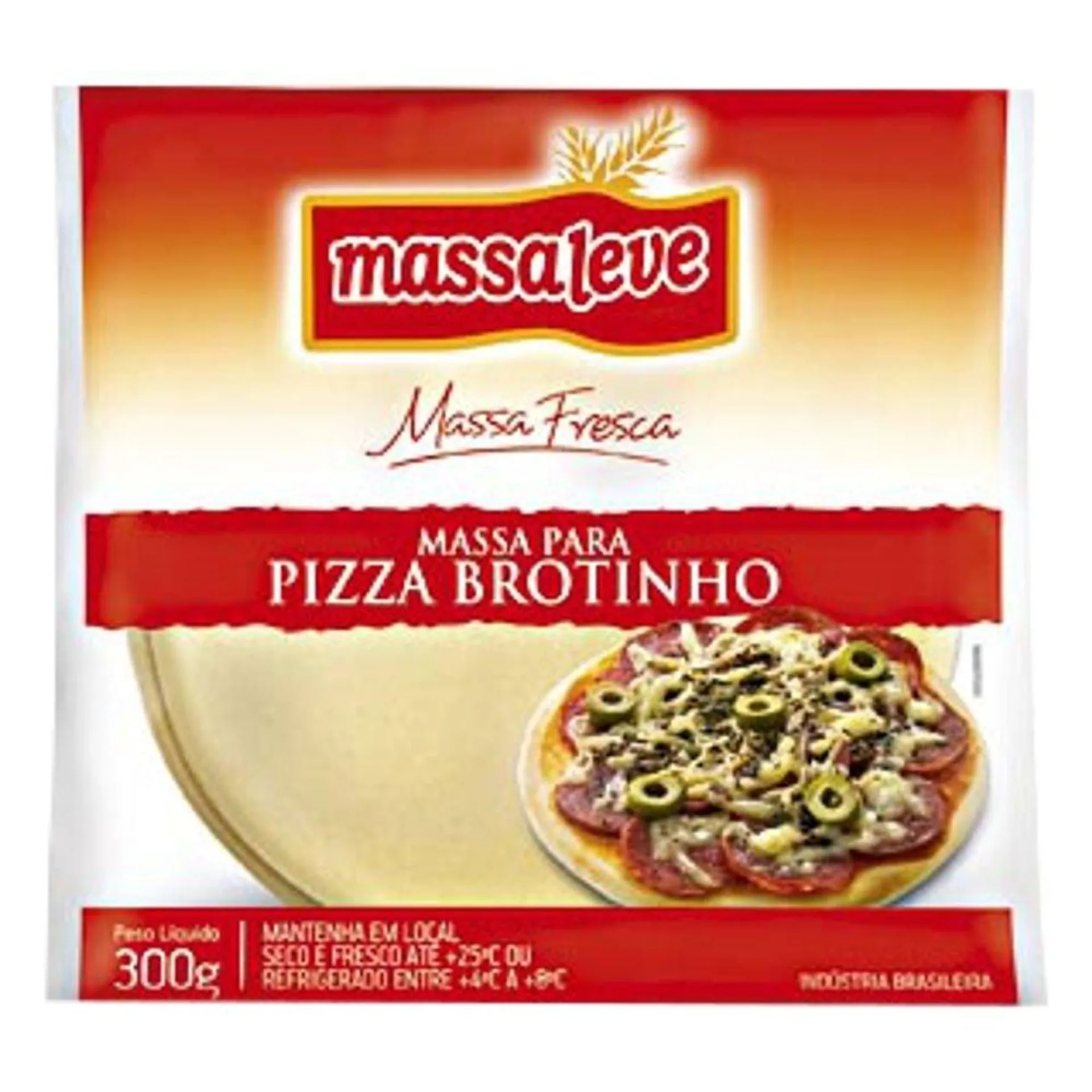 Massa Pizza Brotinho Massa Leve 300g