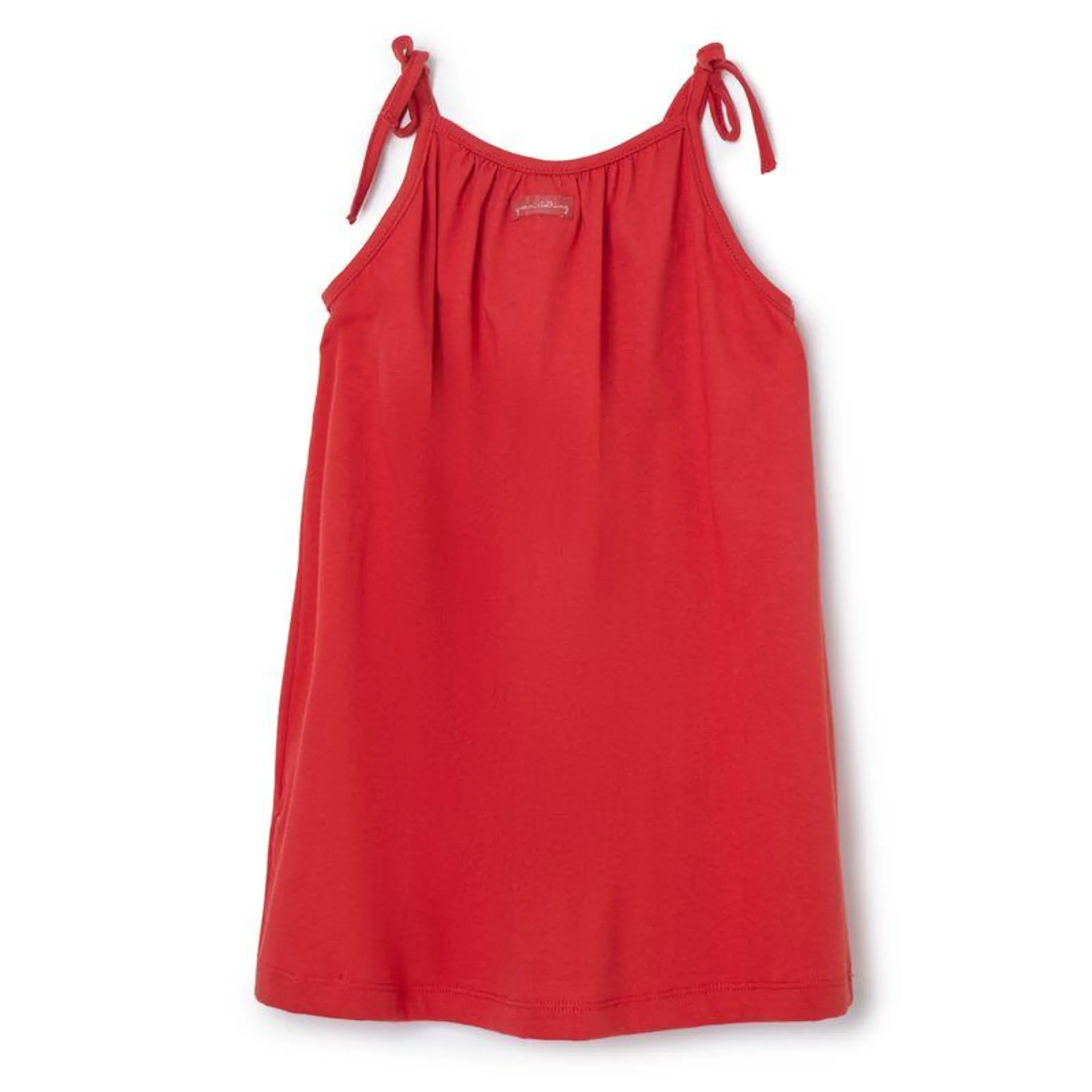 Vestido Regata Toddler Vibração Vermelho