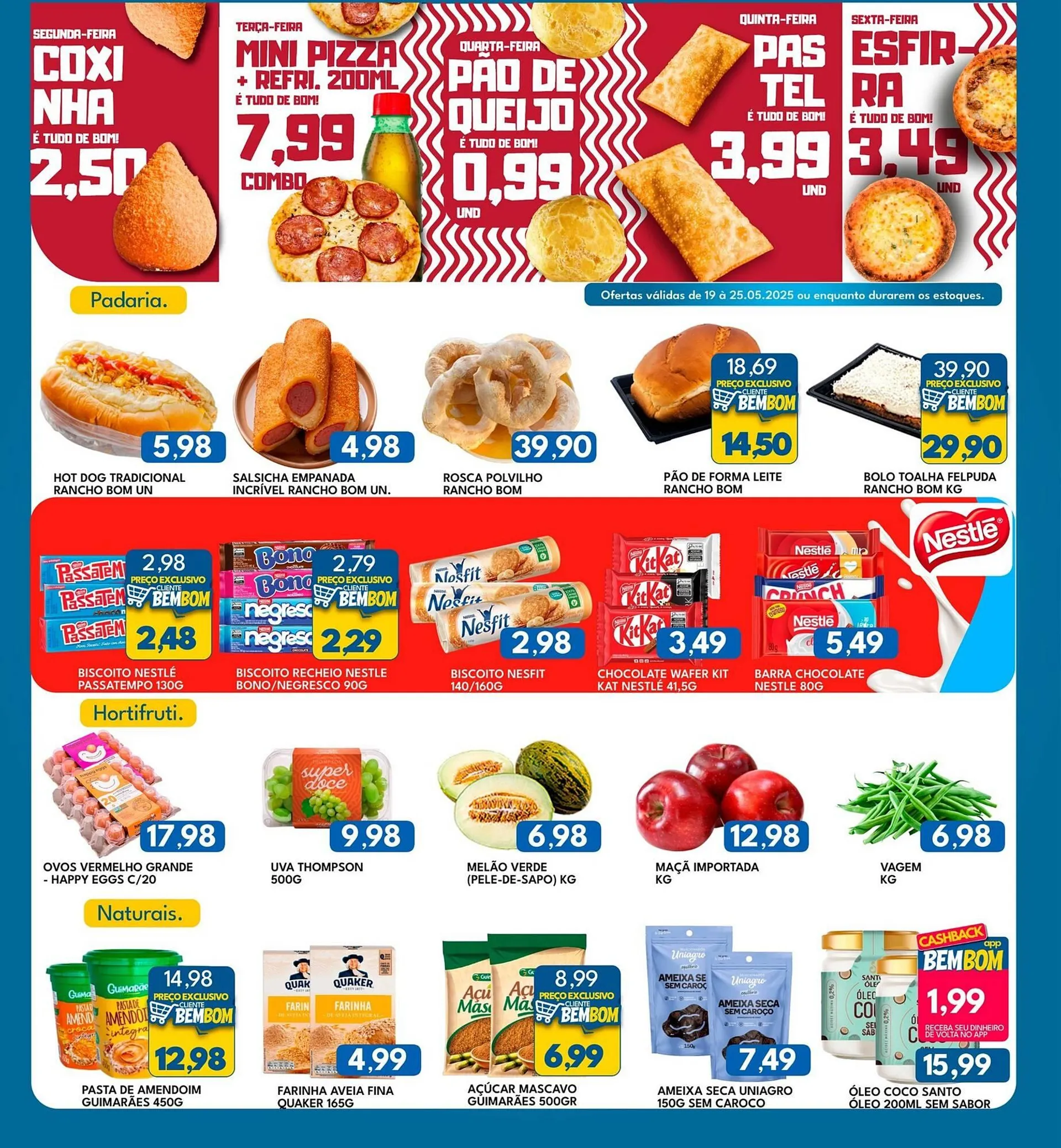 Encarte de Catálogo Rancho Bom Supermercados 19 de maio até 25 de maio 2025 - Pagina 4