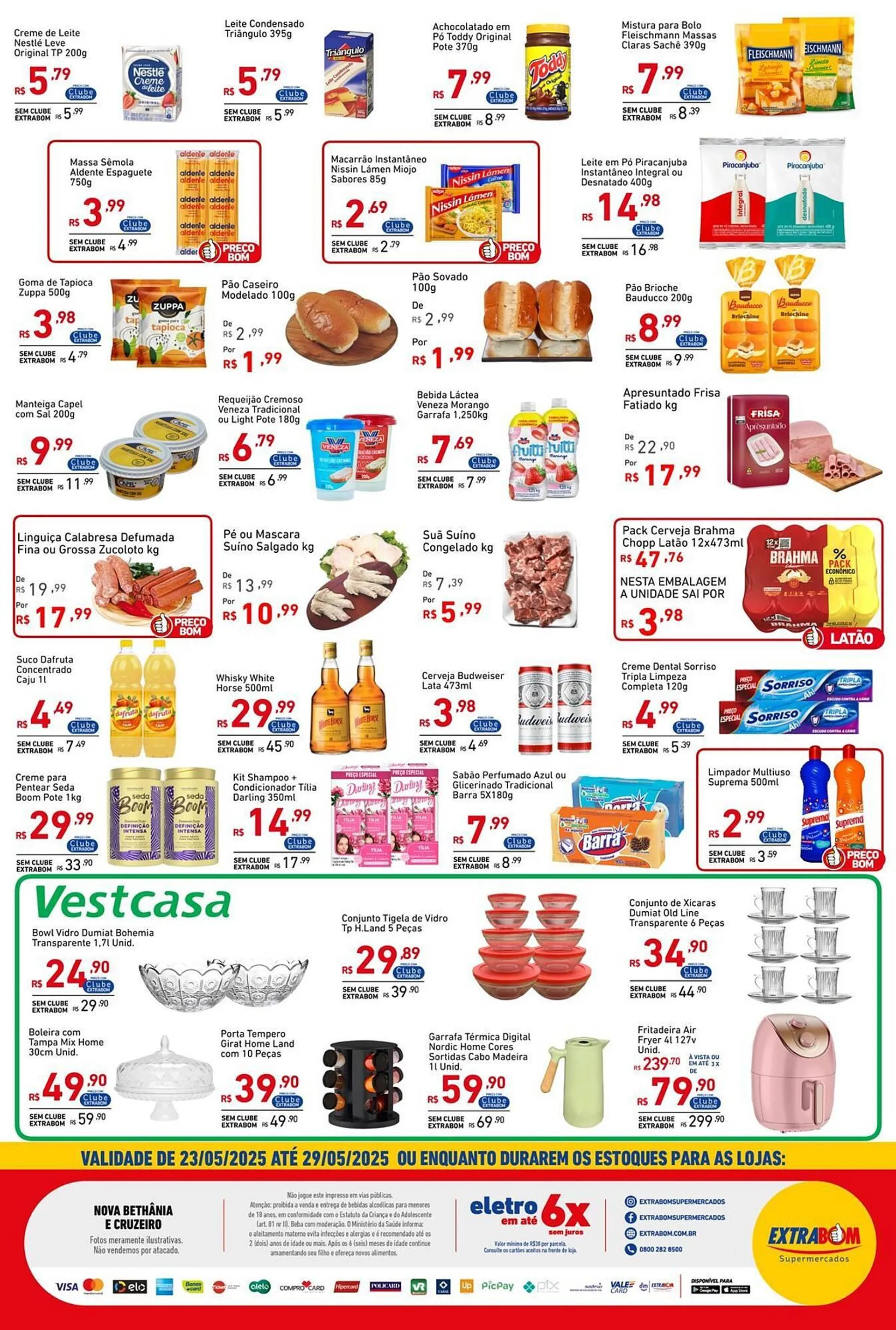 Encarte de Catálogo Extrabom Supermercados 23 de maio até 29 de maio 2025 - Pagina 2
