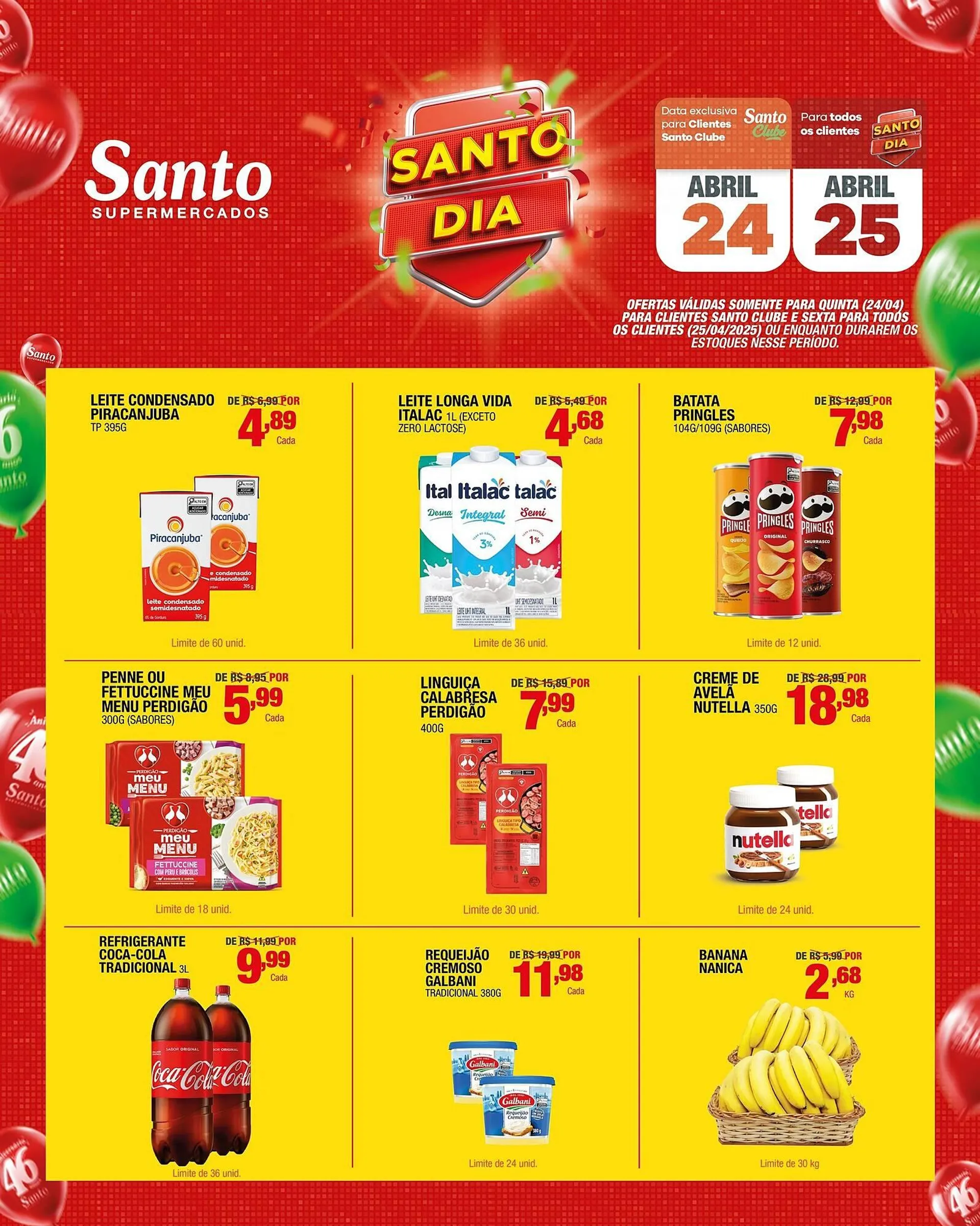 Encarte de Catálogo Santo Supermercados 23 de abril até 25 de abril 2025 - Pagina 3