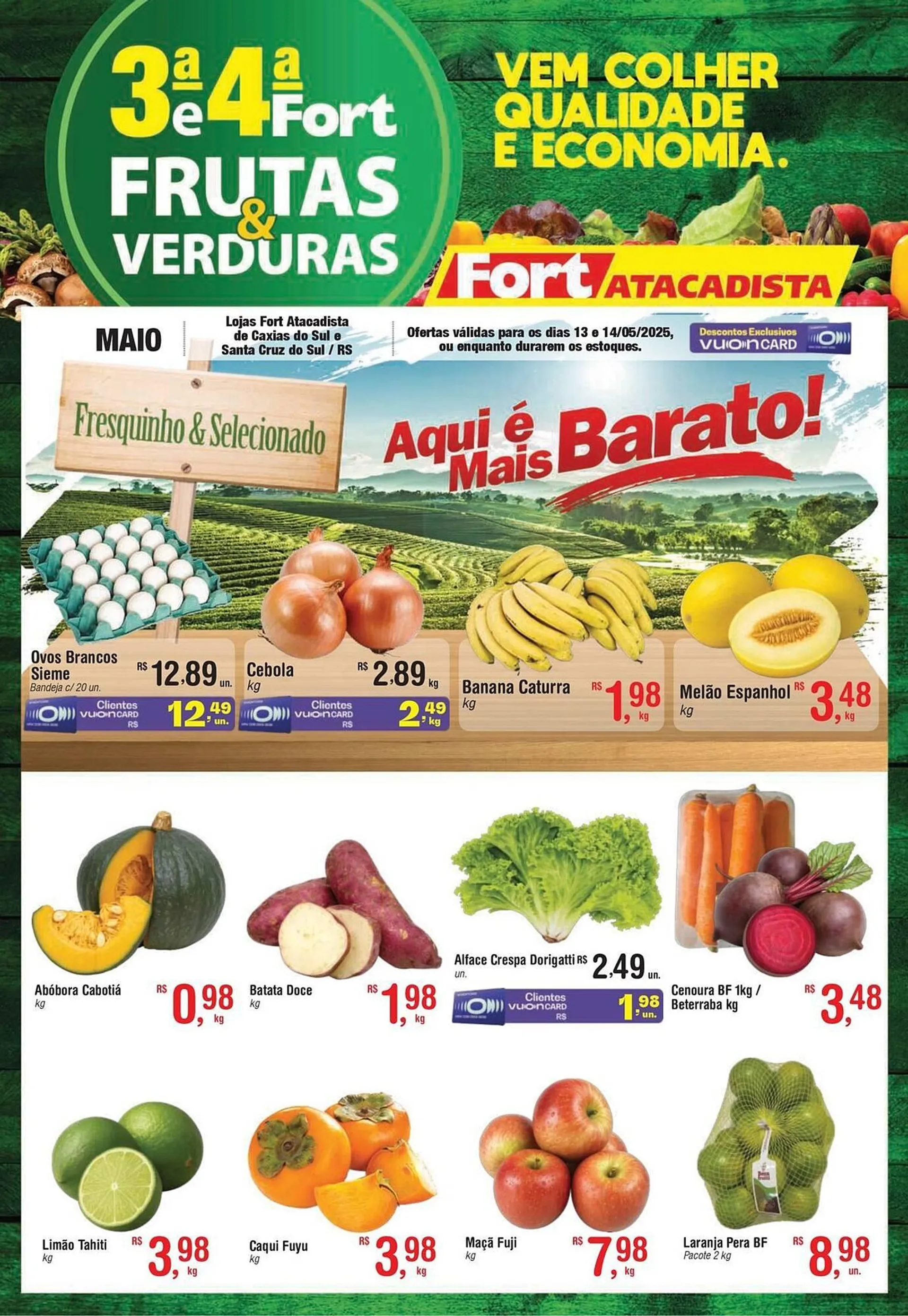 Encarte de Catálogo Fort Atacadista 13 de maio até 14 de maio 2025 - Pagina 1