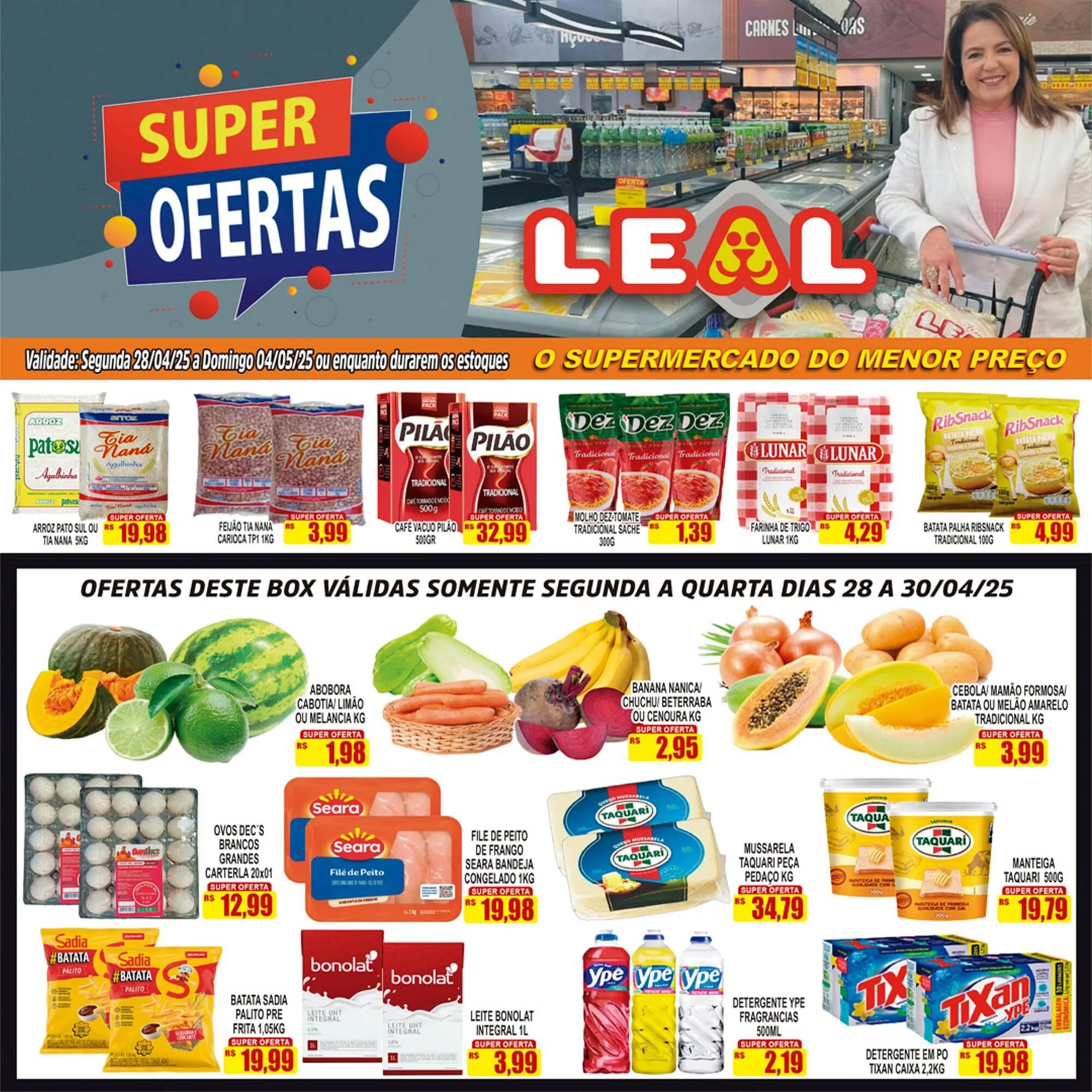 Encarte de Catálogo Supermercado leal 28 de abril até 4 de maio 2025 - Pagina 2