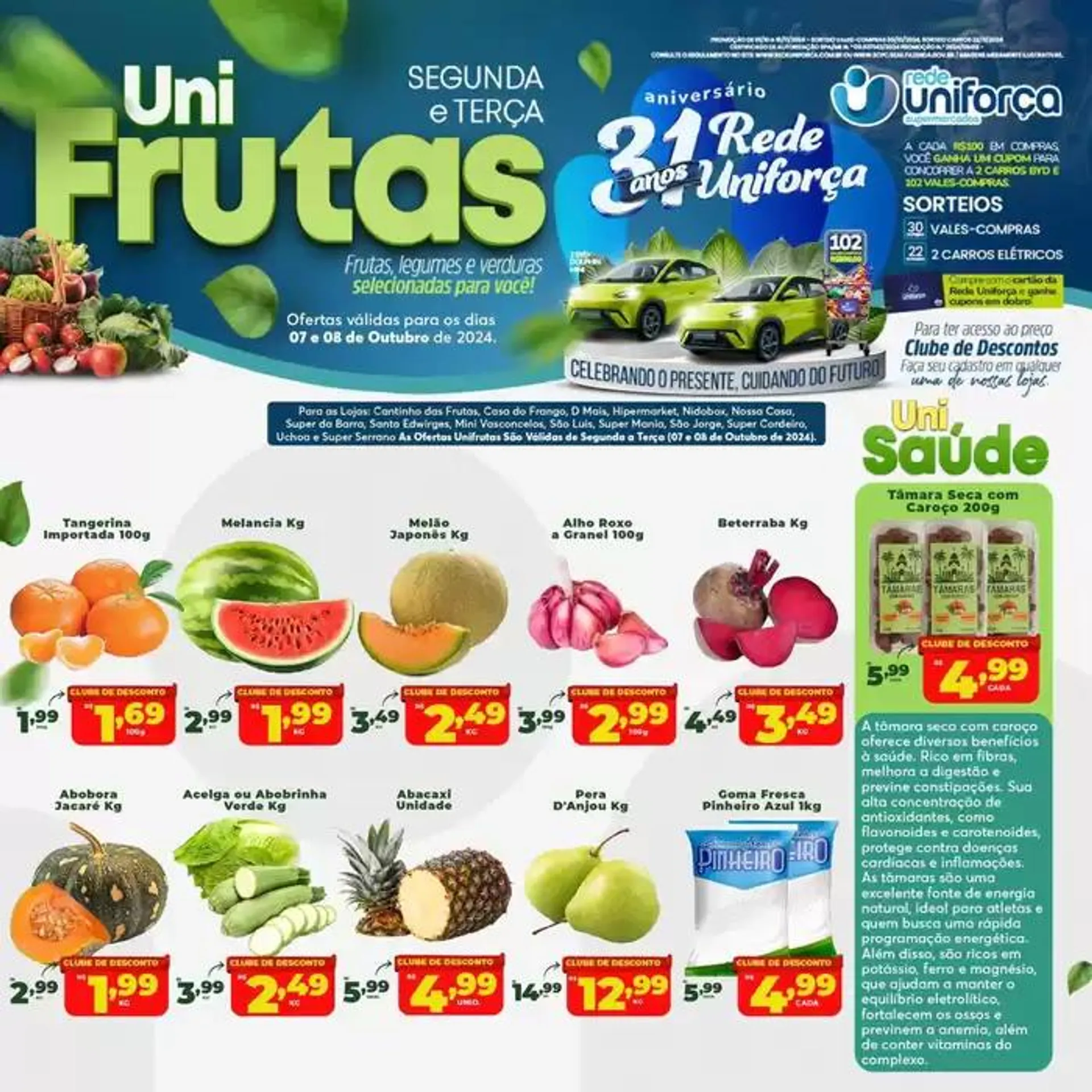 Encarte de Uni Frutas  7 de outubro até 8 de outubro 2024 - Pagina 2