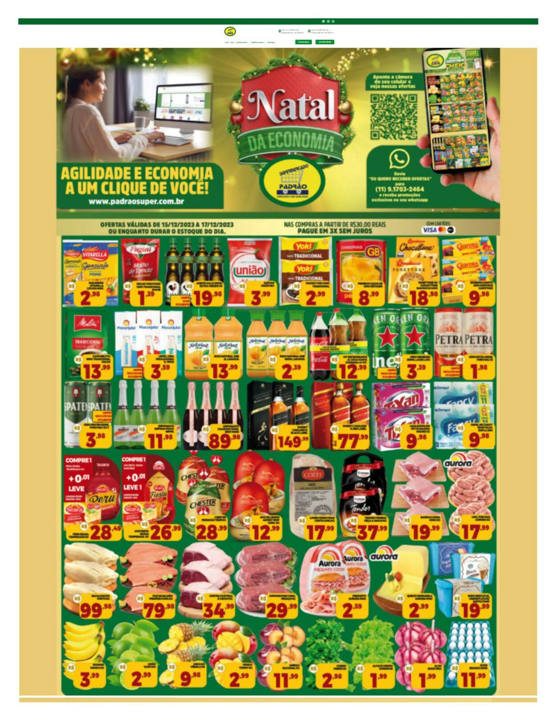 Supermercado Padrão Folheto, Supermercado Padrão Ofertas