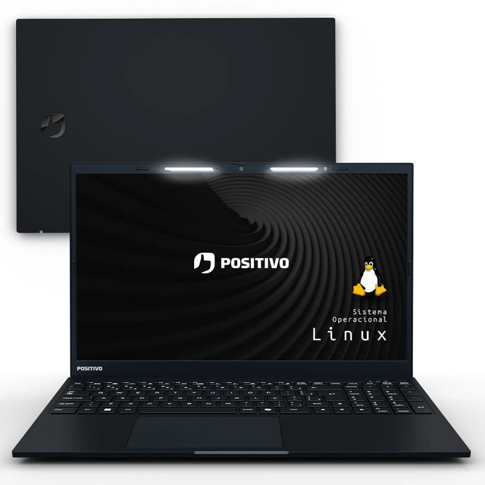 Notebook Positivo Vision i15 Intel® Core™ i3-N300 Linux 8GB RAM 512GB SSD 15.6" Full HD Lumina BAR - Preto