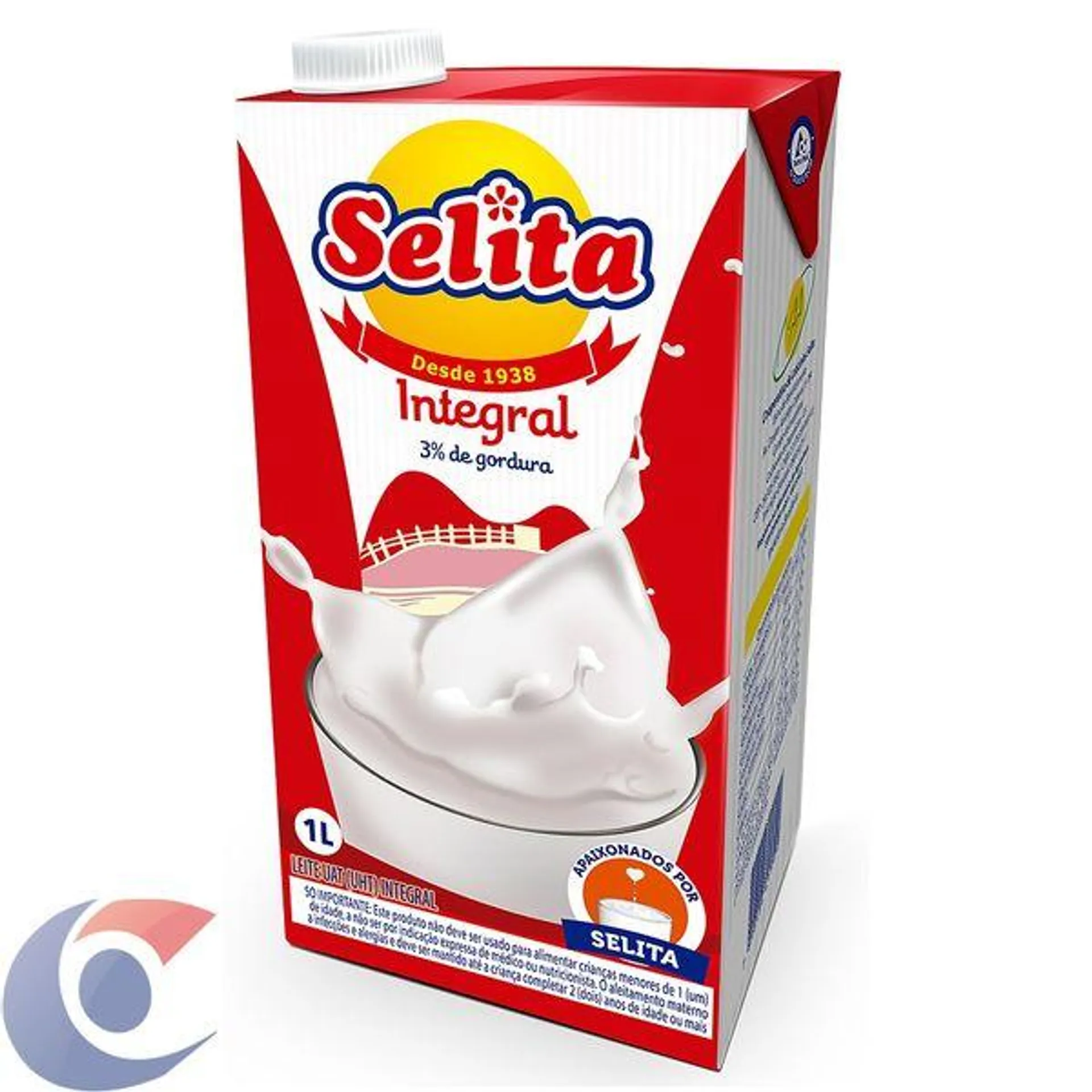 Leite Selita Longa Vida Integral 1l