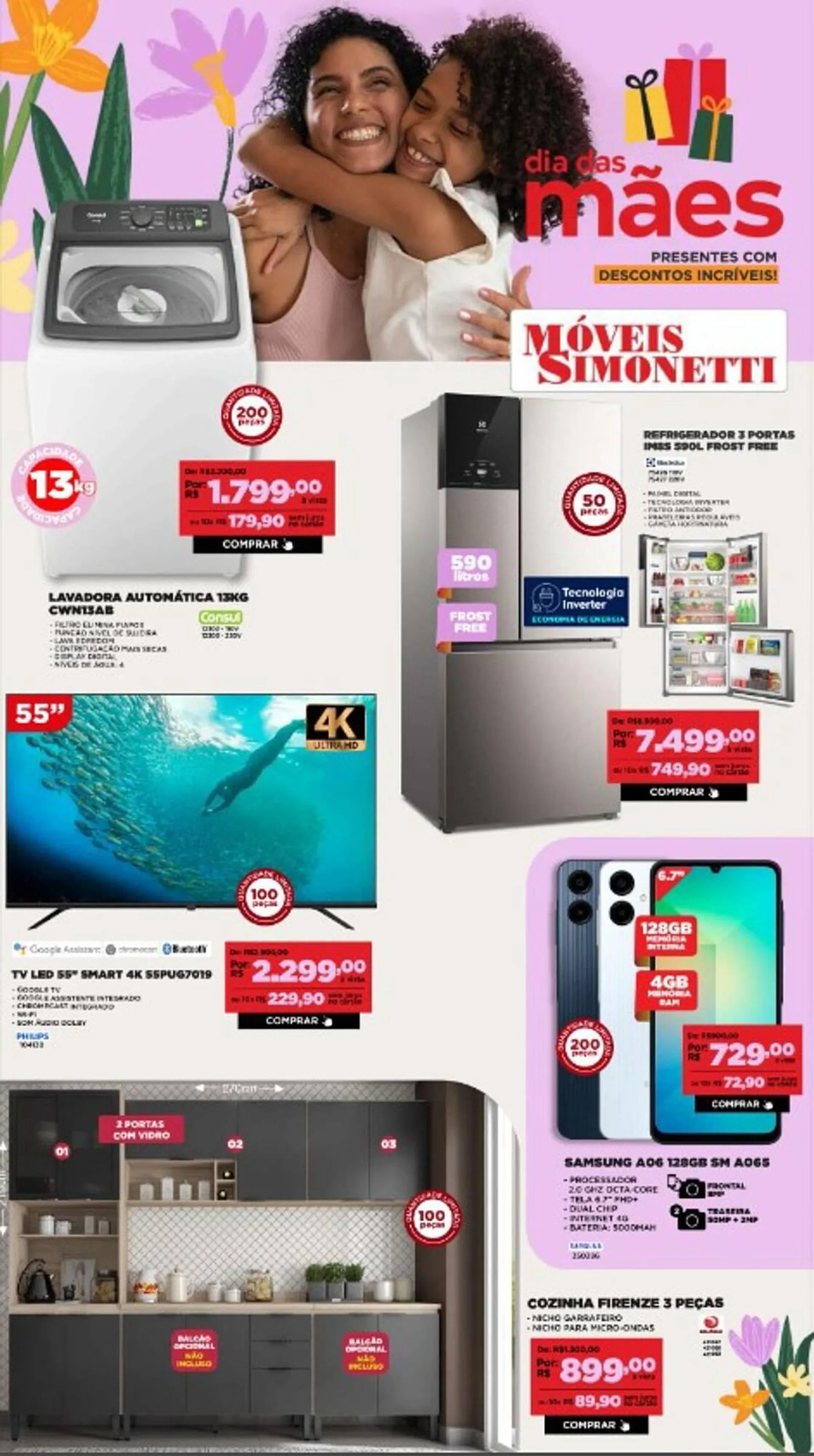 Encarte de Catálogo Móveis Simonetti 29 de abril até 3 de maio 2025 - Pagina 1