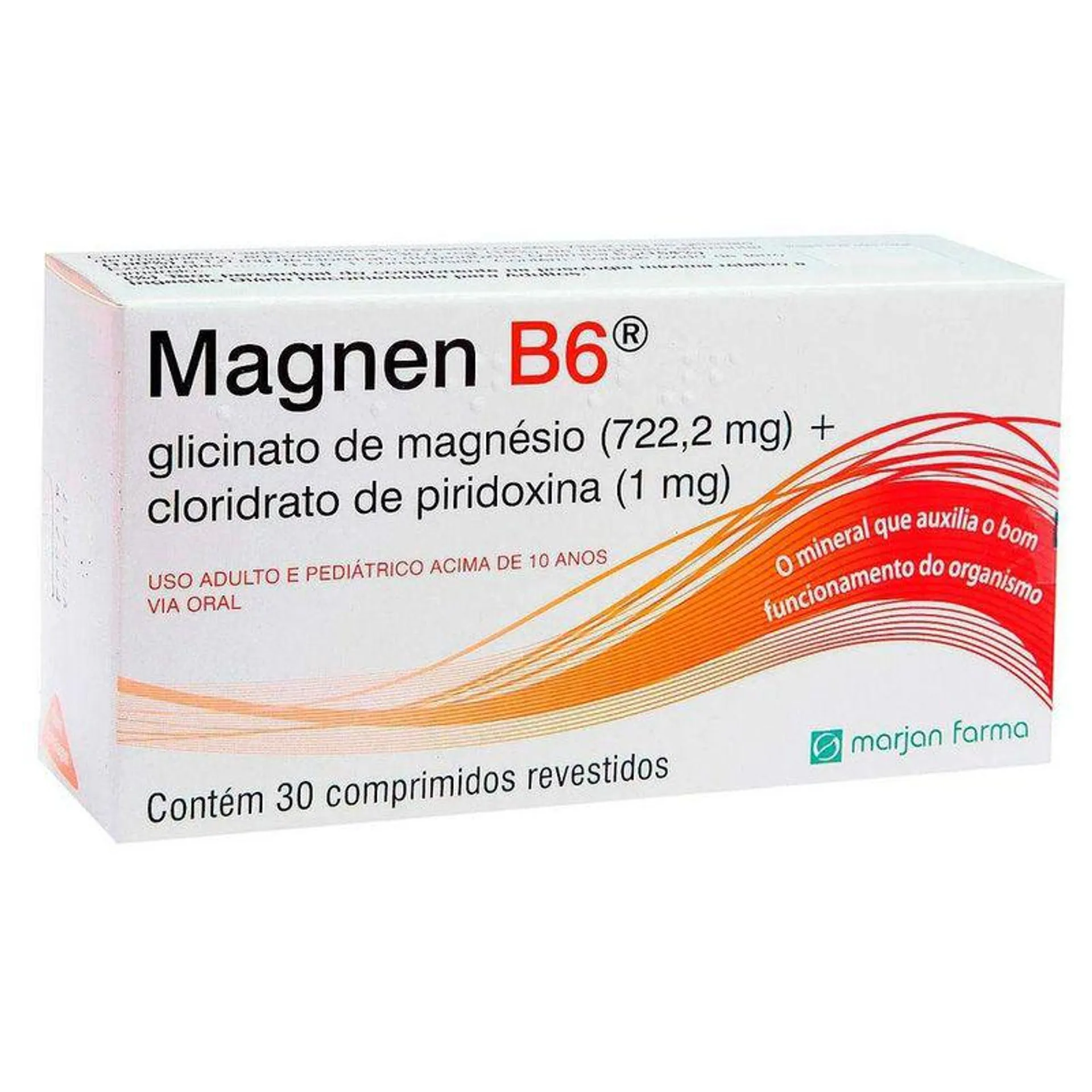 Magnen B6 Marjan 30 Comprimidos Revestidos