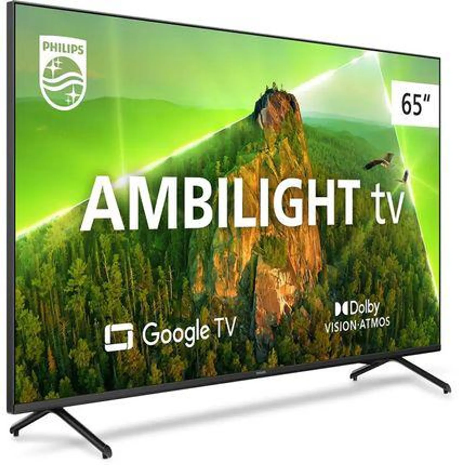 Smart TV Philips UHD 4K Ambilight com Google TV 65PUG7908
