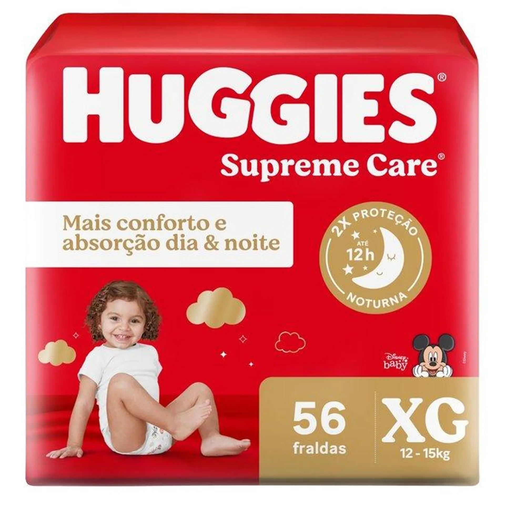 Fralda Huggies Supreme Care Hiper Xg Com 56 Unidades