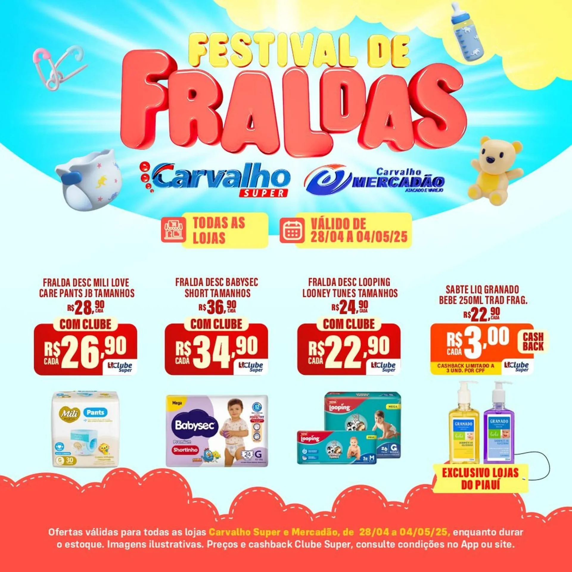 Encarte de Catálogo Carvalho Supermercado 29 de abril até 4 de maio 2025 - Pagina 3