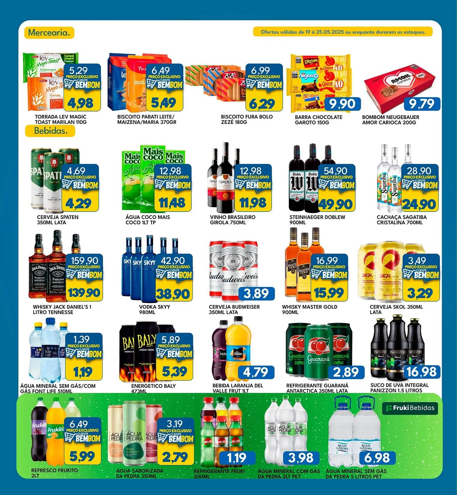 Encarte de Catálogo Rancho Bom Supermercados 19 de maio até 25 de maio 2025 - Pagina 3