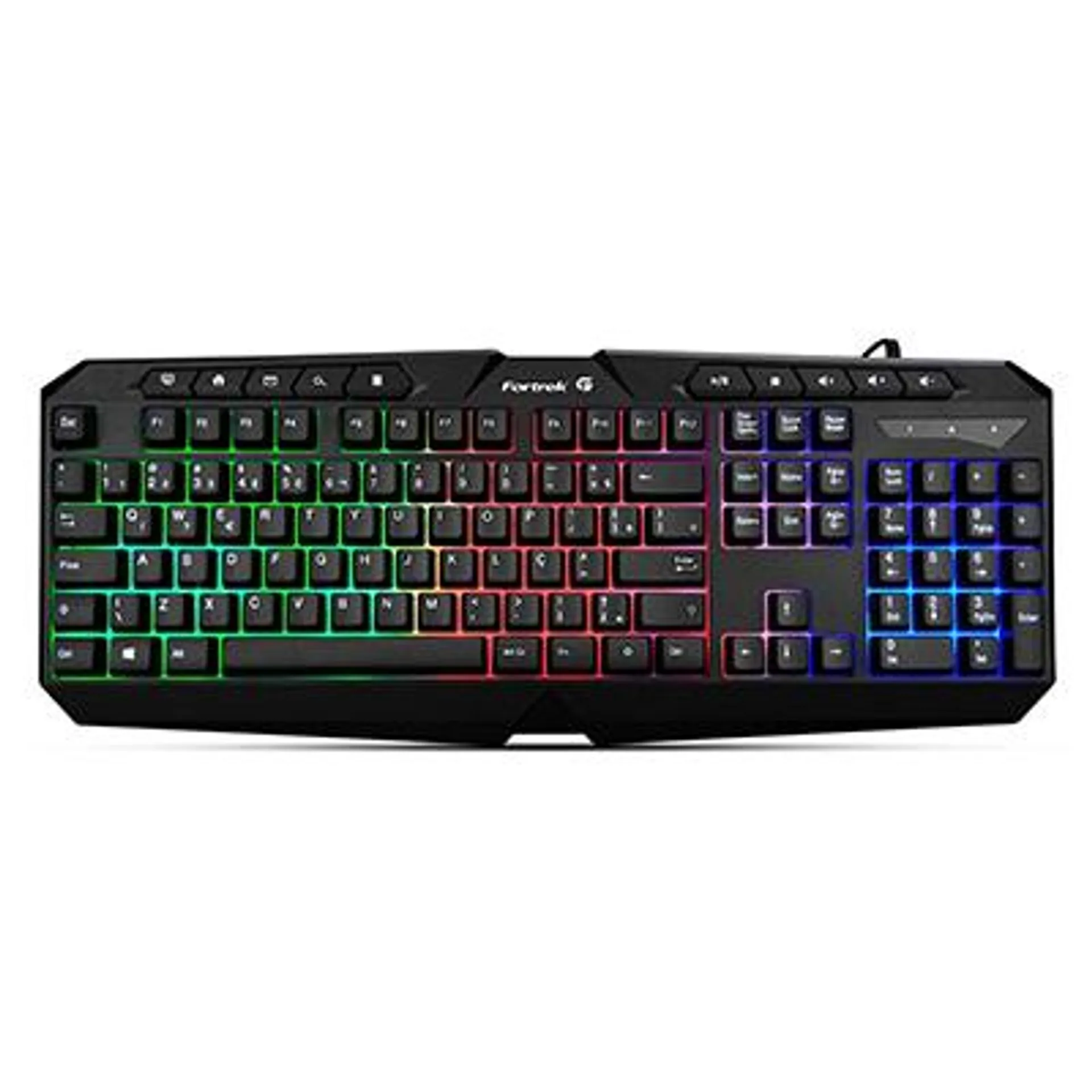 Teclado Gamer Spider Black, USB, ABNT2, 75853, Fortrek - CX 1 UN