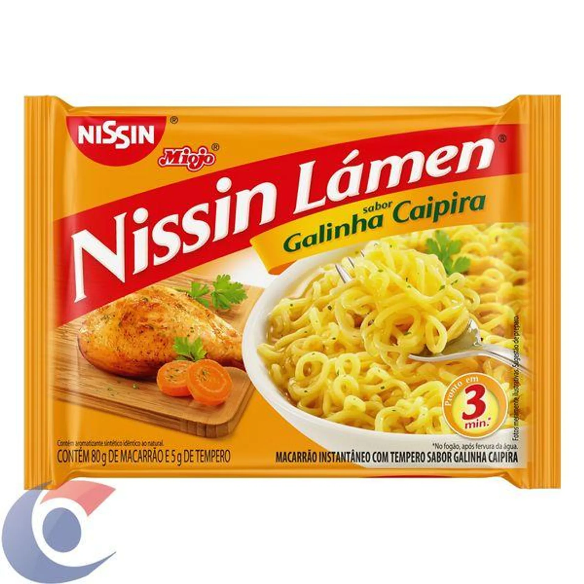 Macarrão Instantâneo Nissin Lámen Galinha Caipira 85g