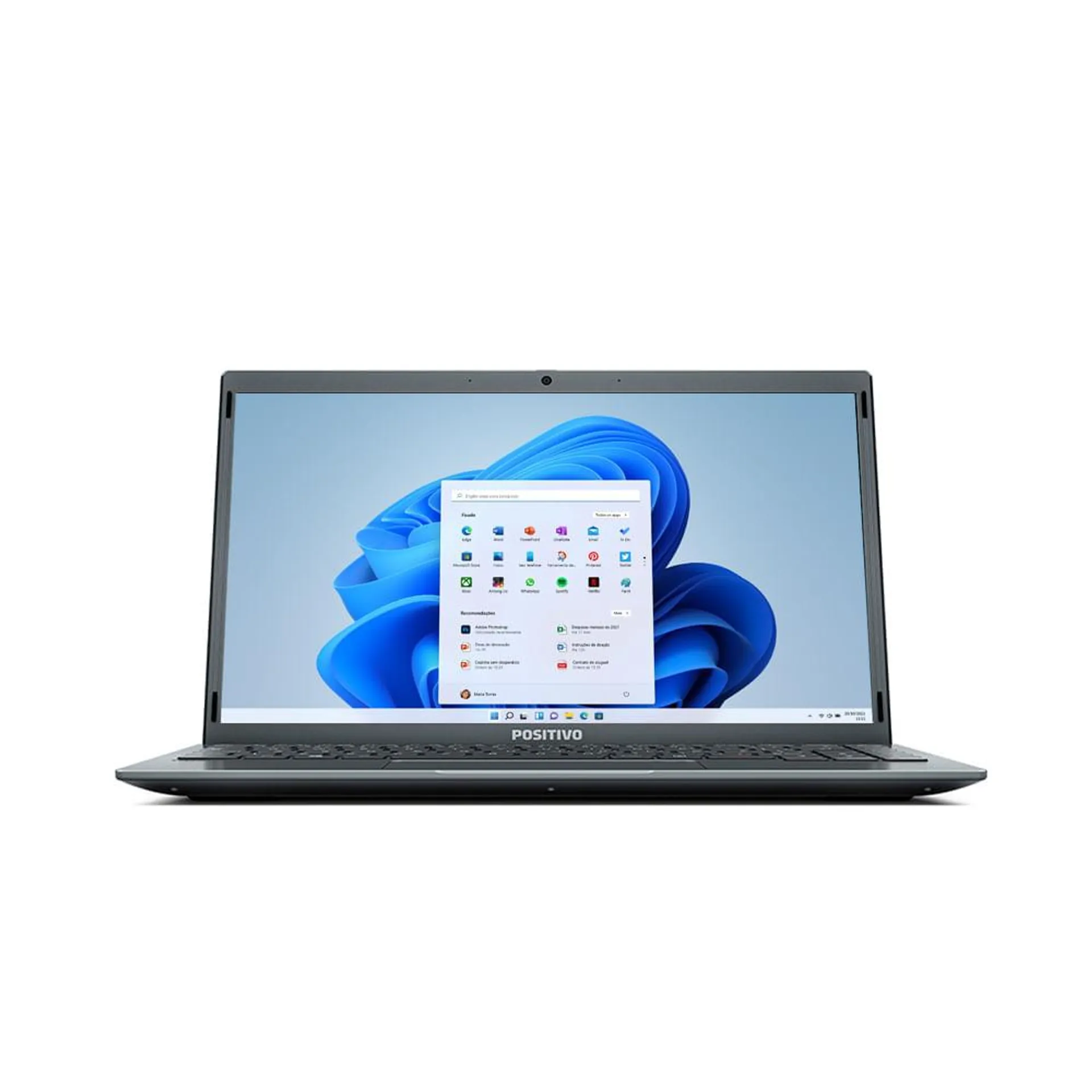 Notebook Positivo Motion C4120F Intel® Celeron® Windows 11 Home 14''- Cinza - Inclui Microsoft 365*