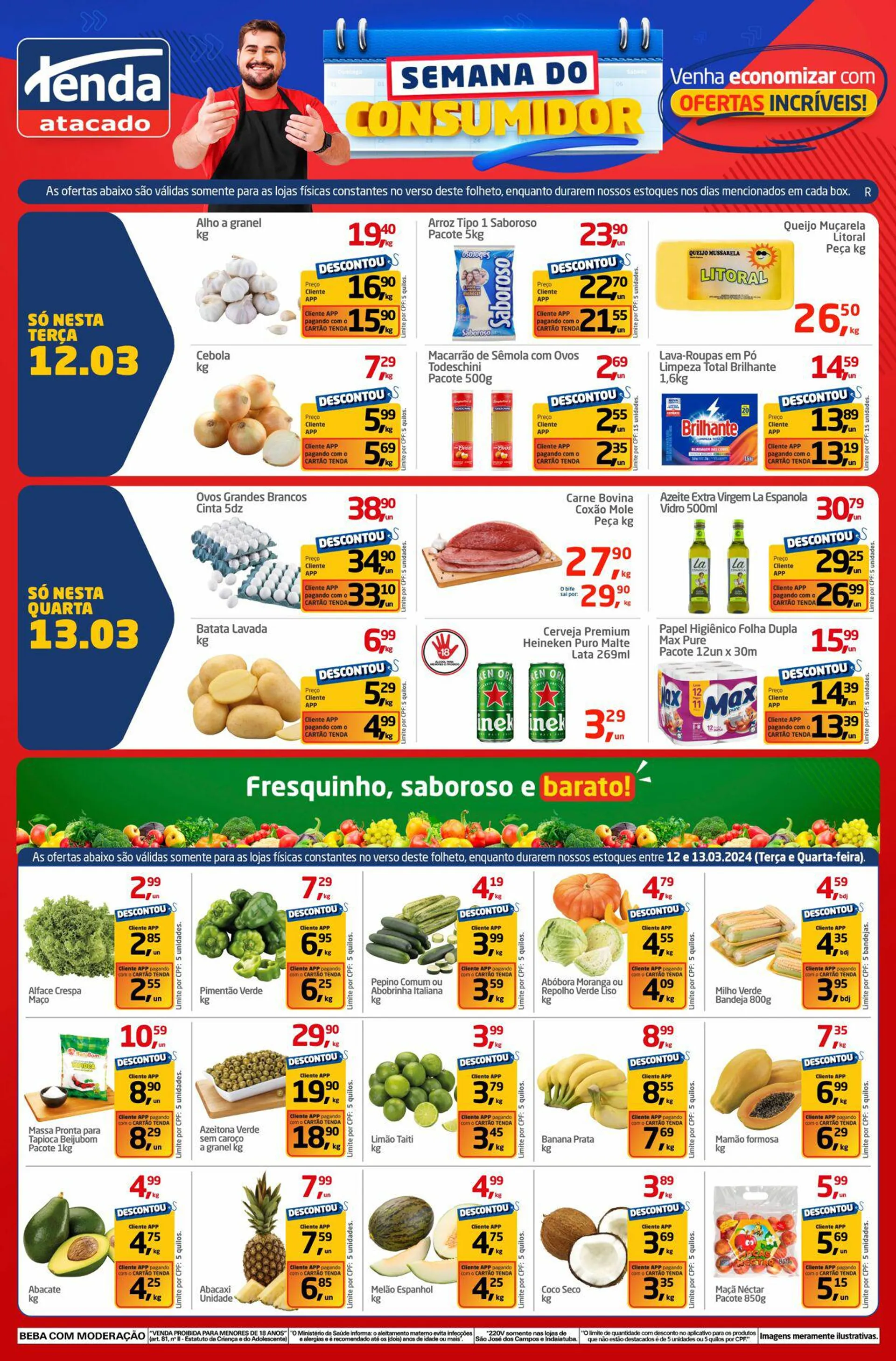 Encarte de Tenda Atacado - São Carlos 12 de março até 13 de março 2024 - Pagina 1