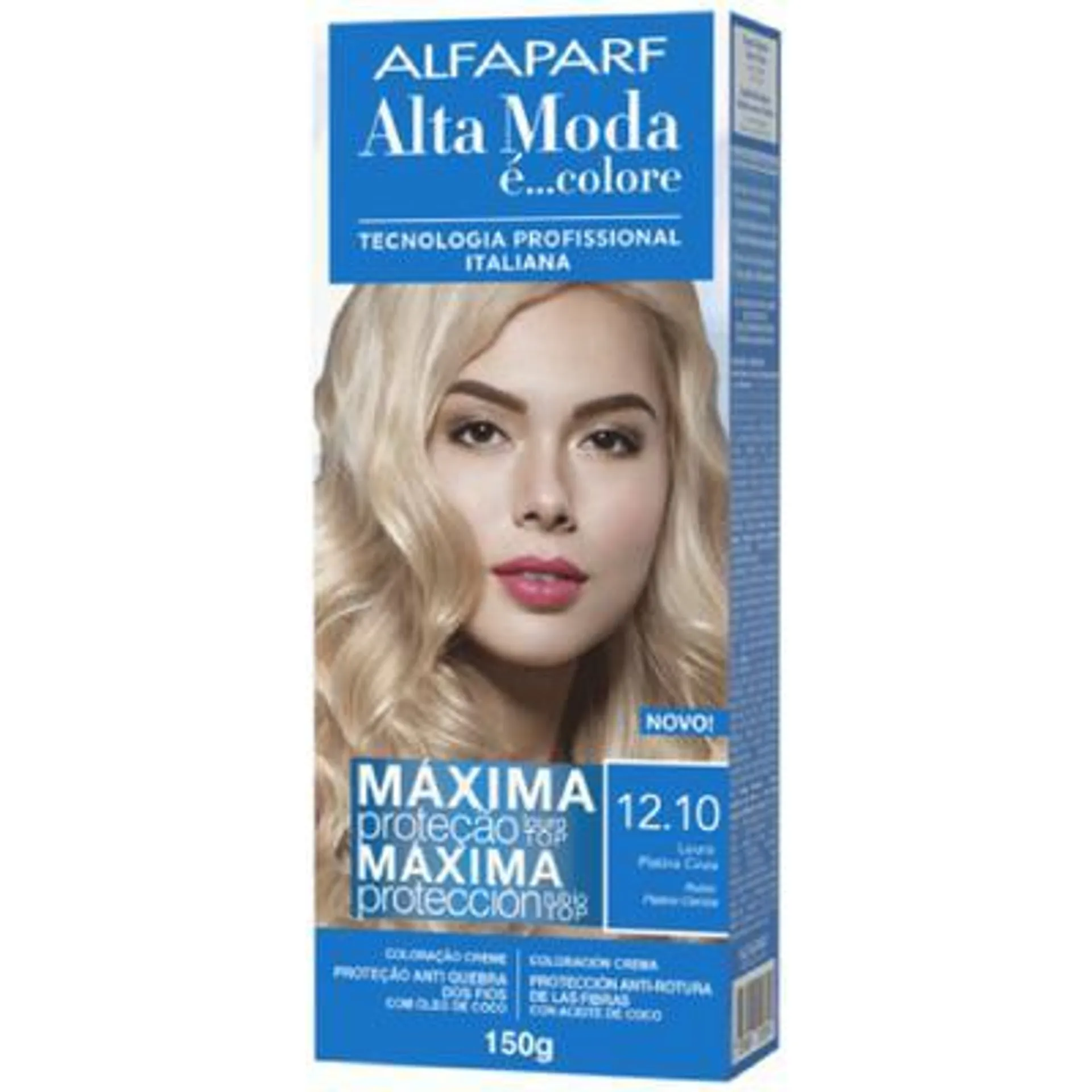 Tintura Alfaparf Alta Moda Louro Platina Cinza 12.10 150g