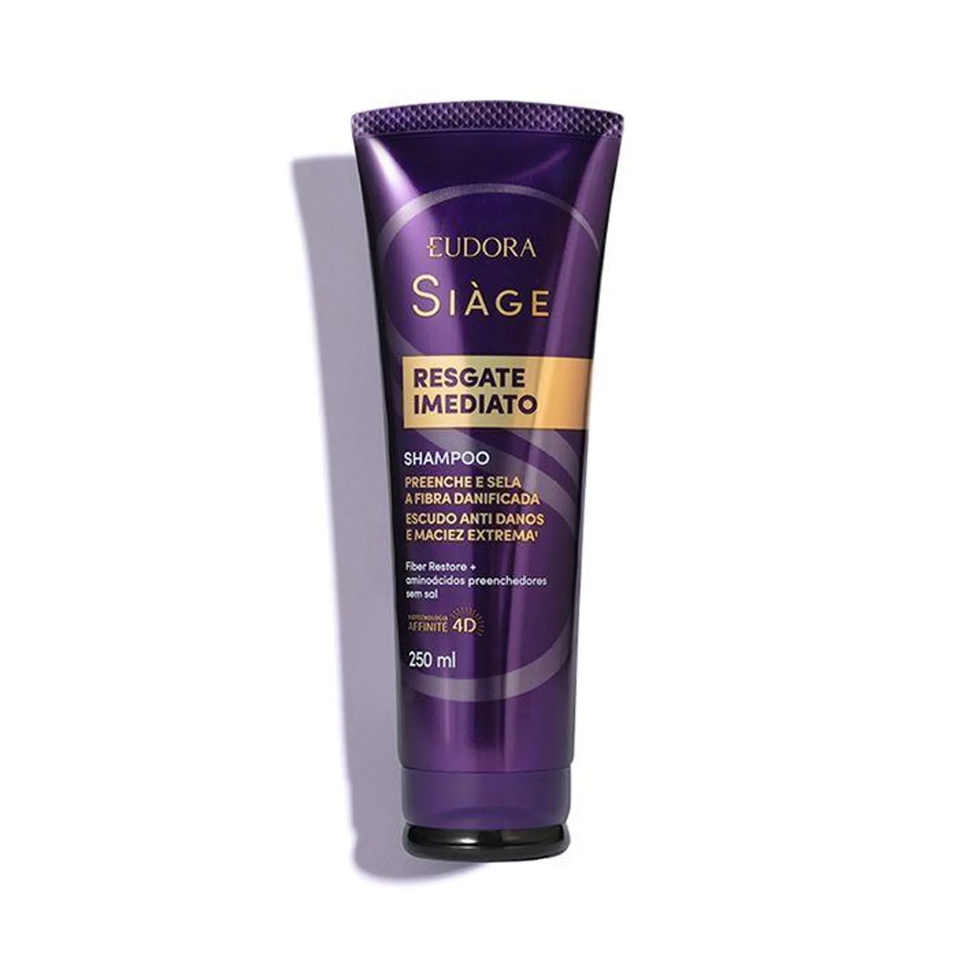 Shampoo Eudora Siàge Resgate Imediato Bisnaga 250ml