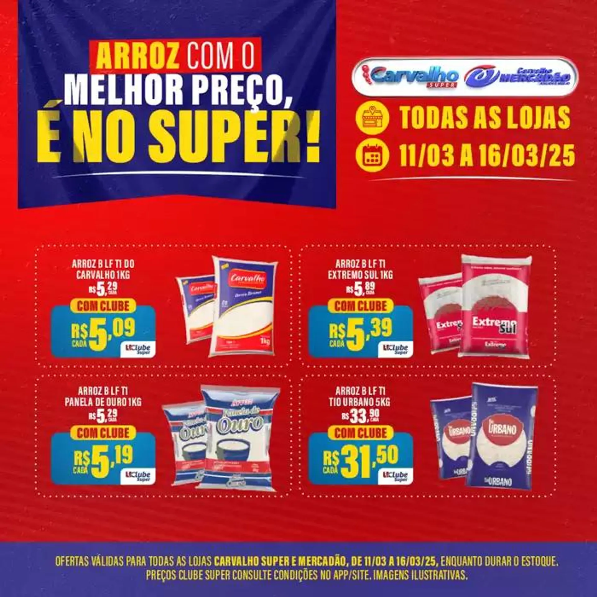 Encarte de Encarte Carvalho Supermercado 11 de março até 16 de março 2025 - Pagina 2