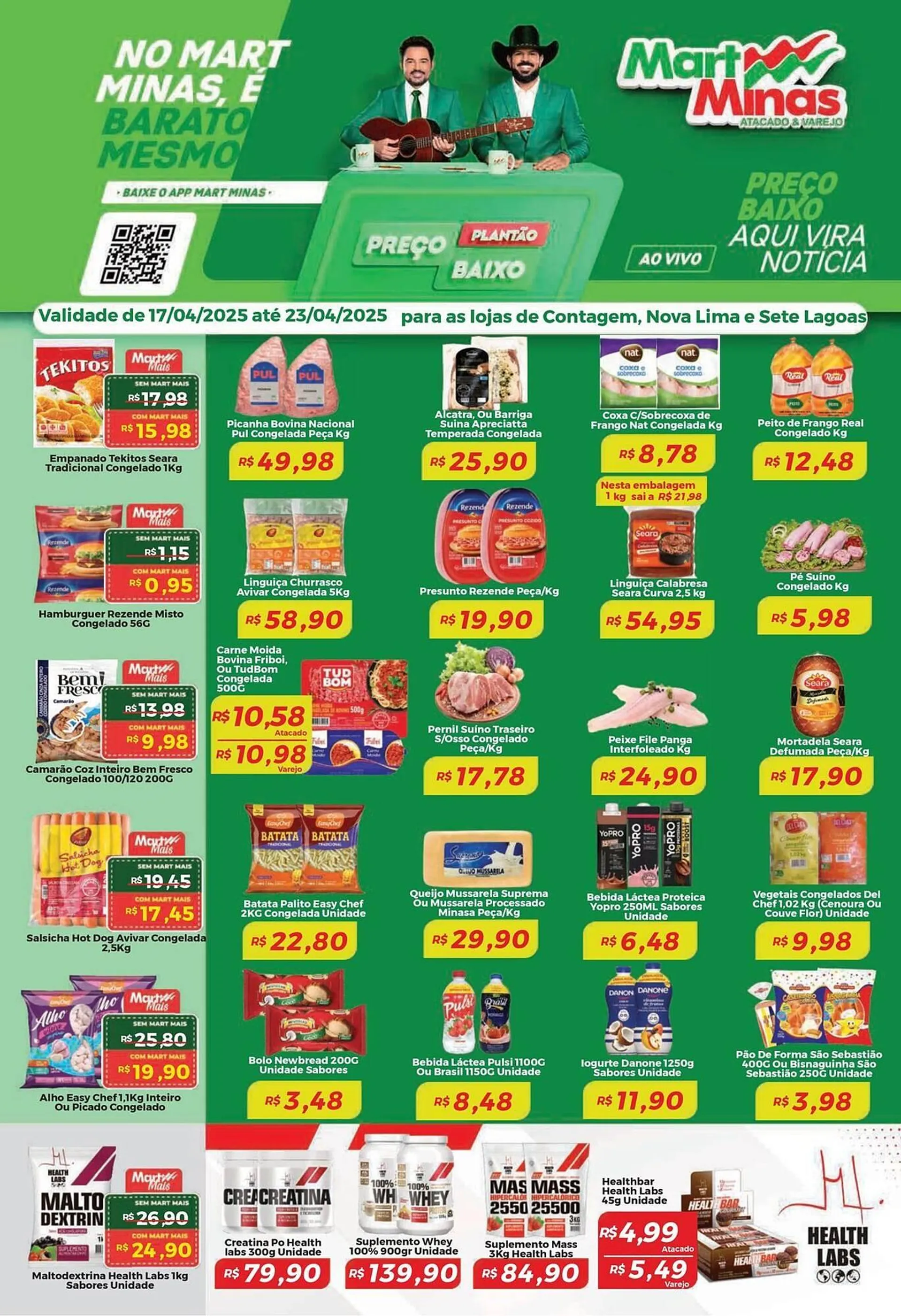 Encarte de Catálogo Mart Minas 17 de abril até 23 de abril 2025 - Pagina 1