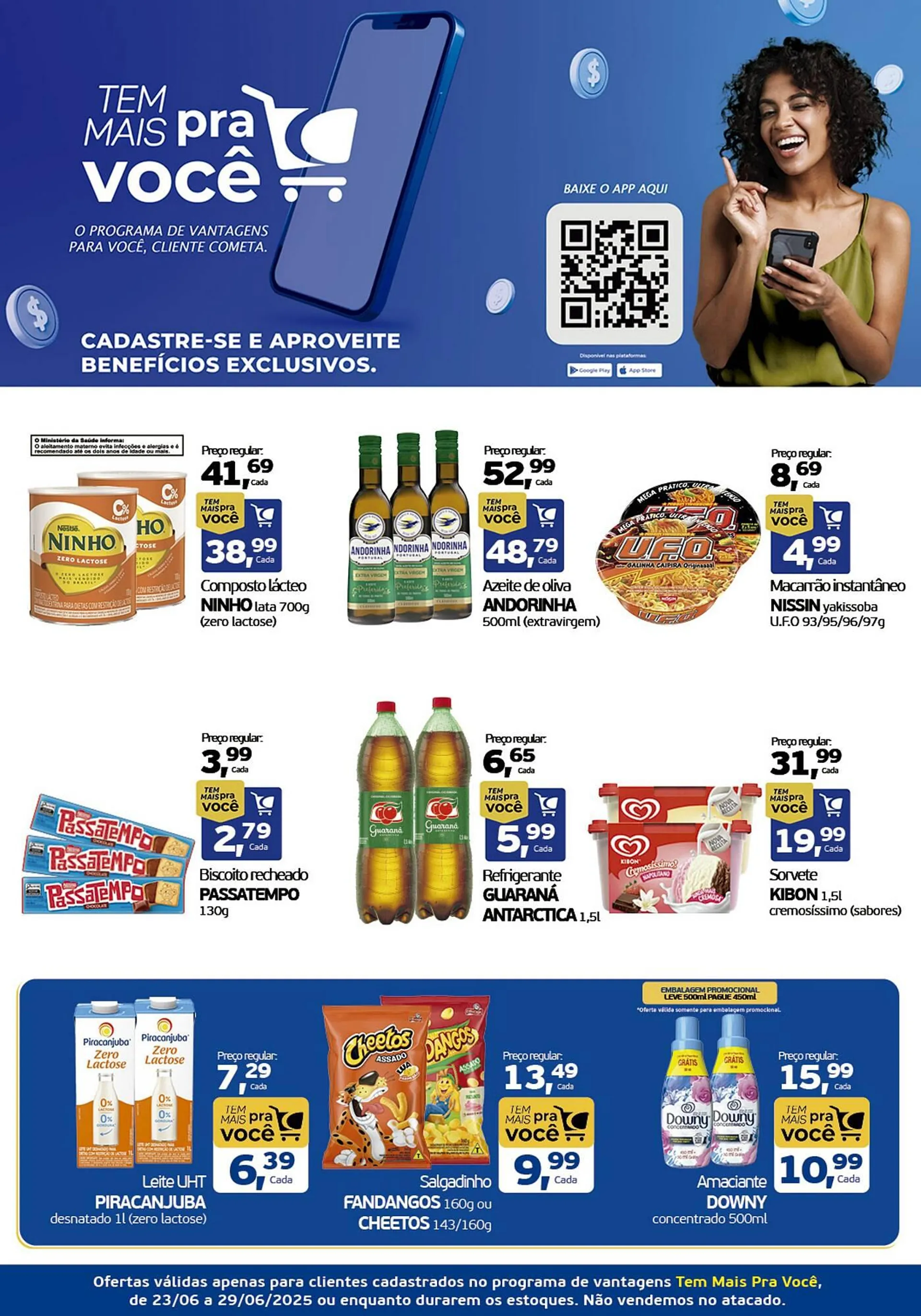 Encarte de Catálogo Cometa Supermercados 23 de junho até 29 de junho 2025 - Pagina 1