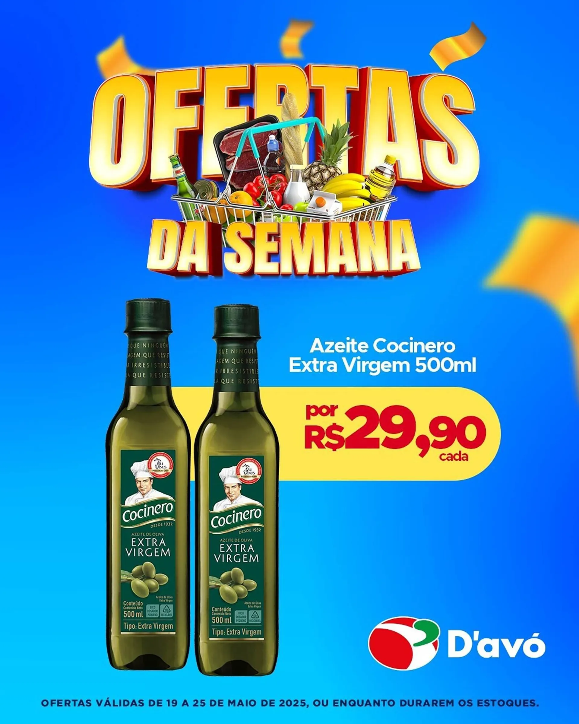 Encarte de Catálogo D'avó Supermercado 19 de maio até 25 de maio 2025 - Pagina 1