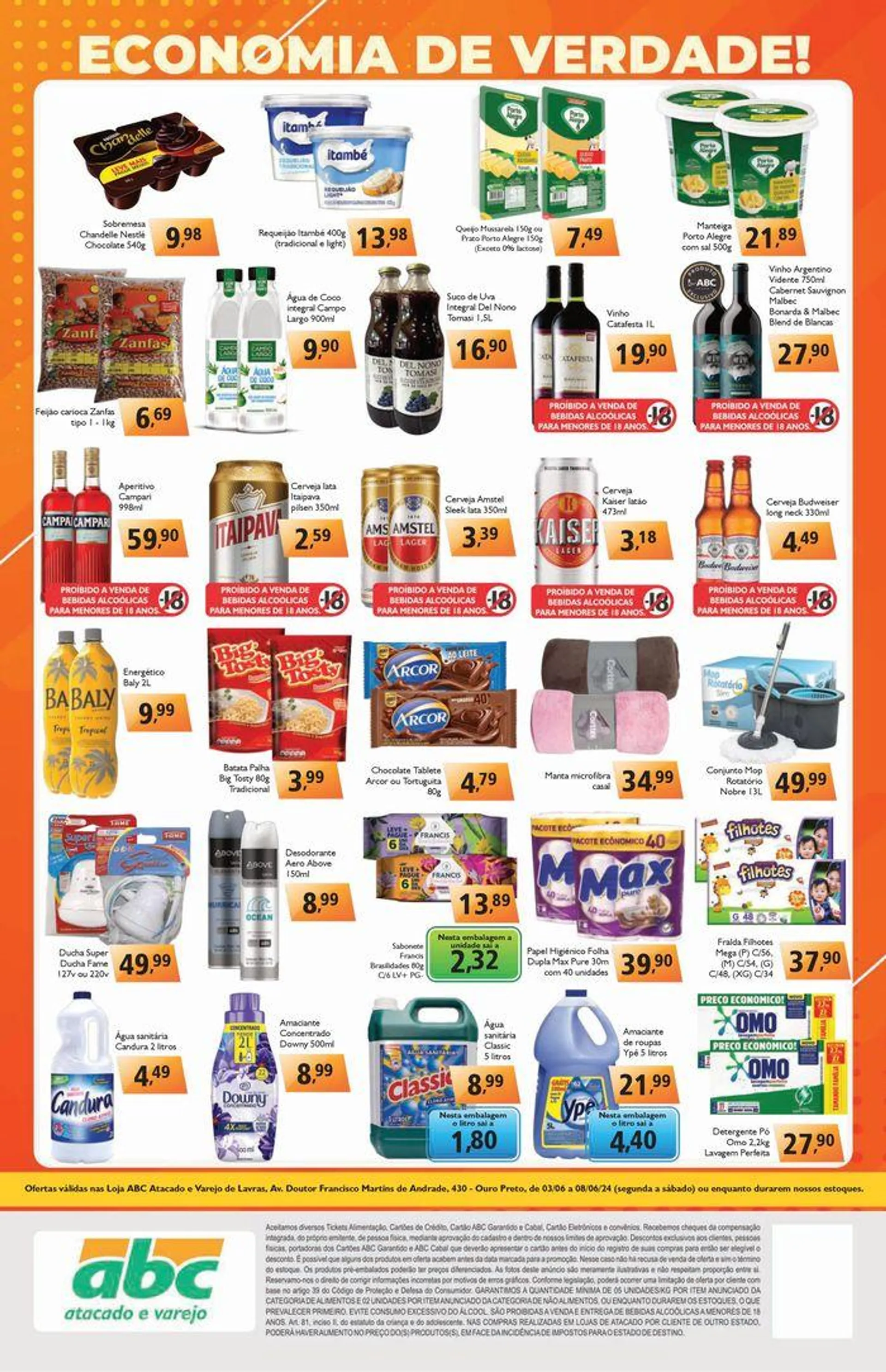 Encarte de Ofertas da Semana Atacados - Lavras Supermercados ABC  3 de junho até 8 de junho 2024 - Pagina 2